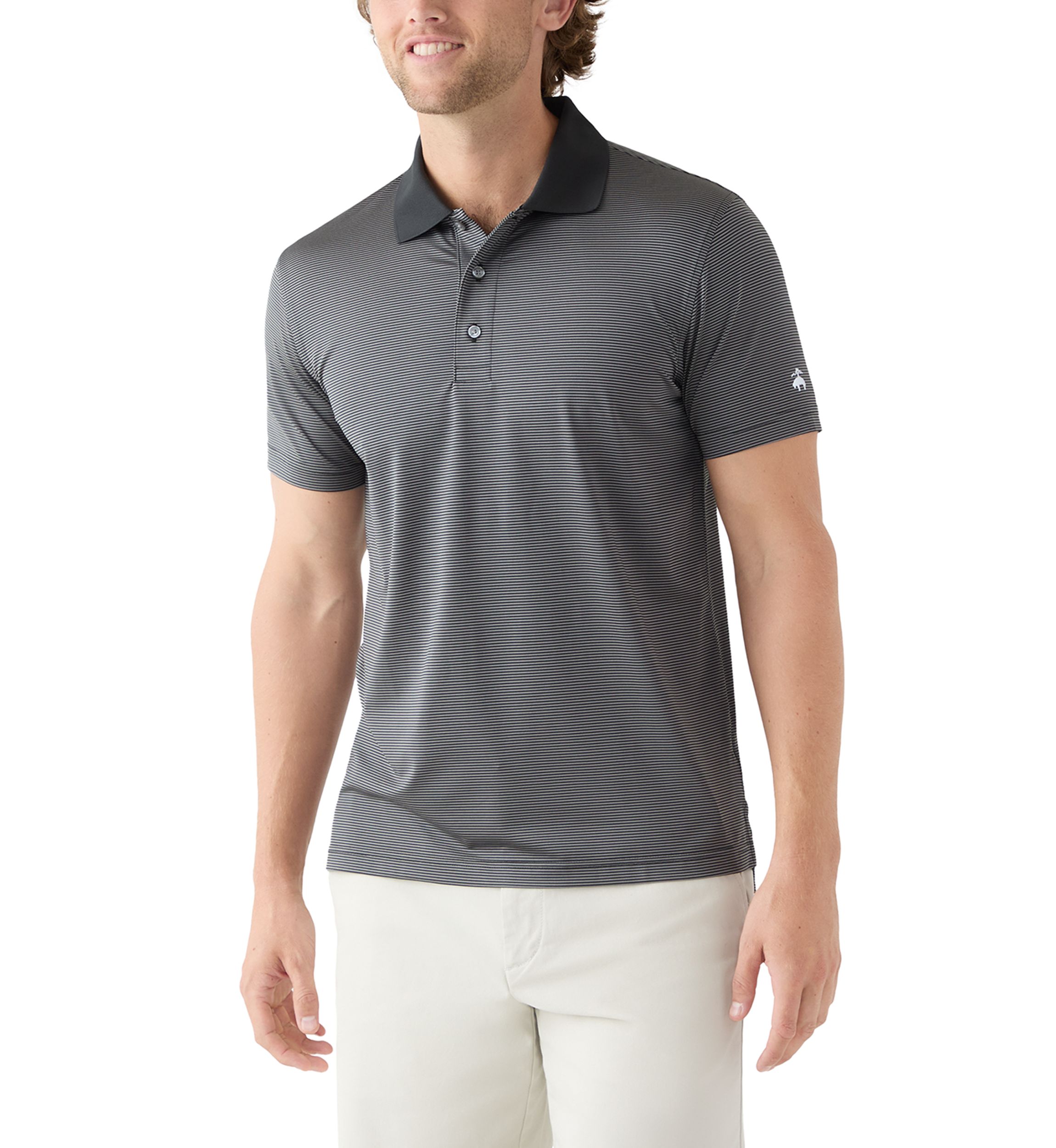 Performance Series Micro Stripe Jersey Polo Shirt