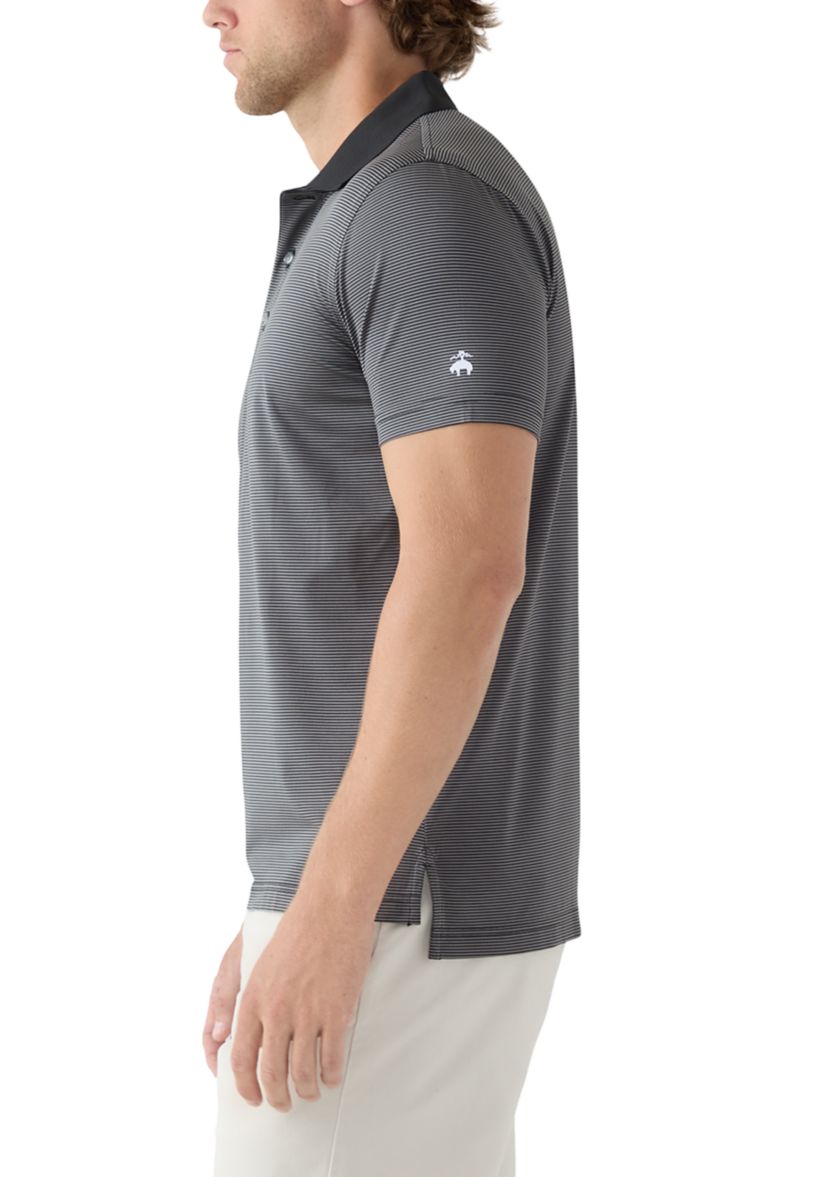 Performance Series Micro Stripe Jersey Polo Shirt