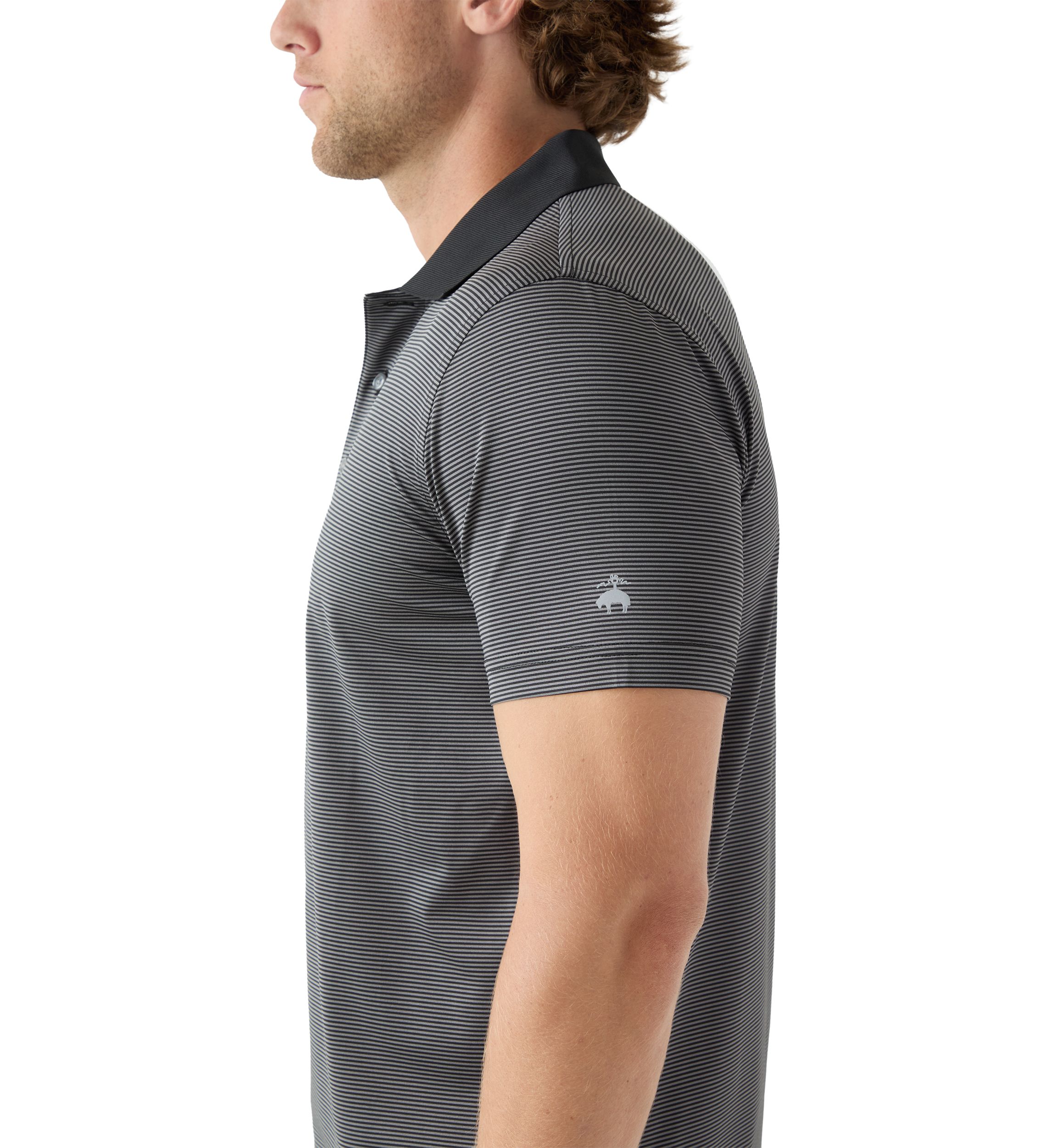Performance Series Micro Stripe Jersey Polo Shirt