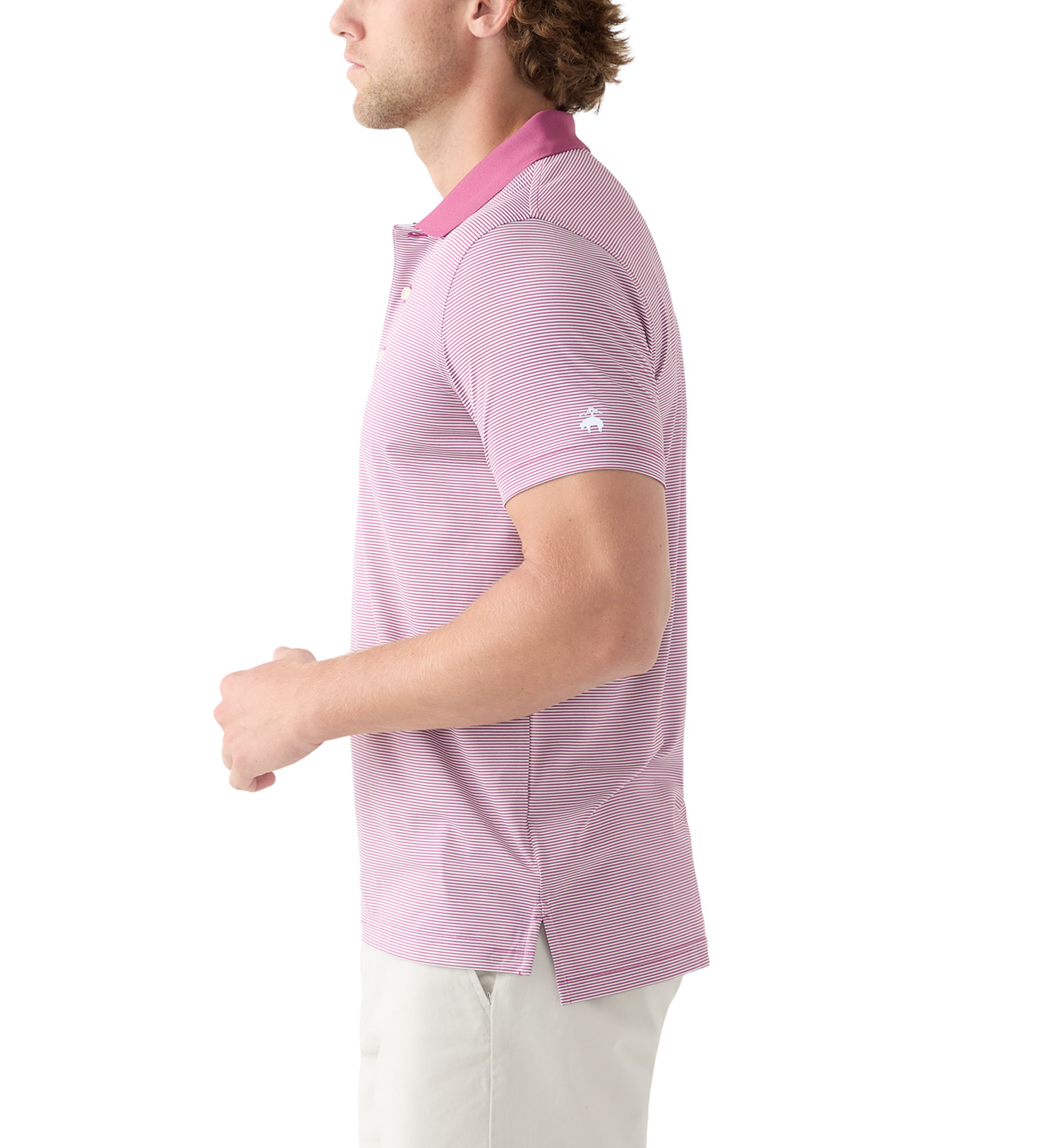 Performance Series Micro Stripe Jersey Polo Shirt