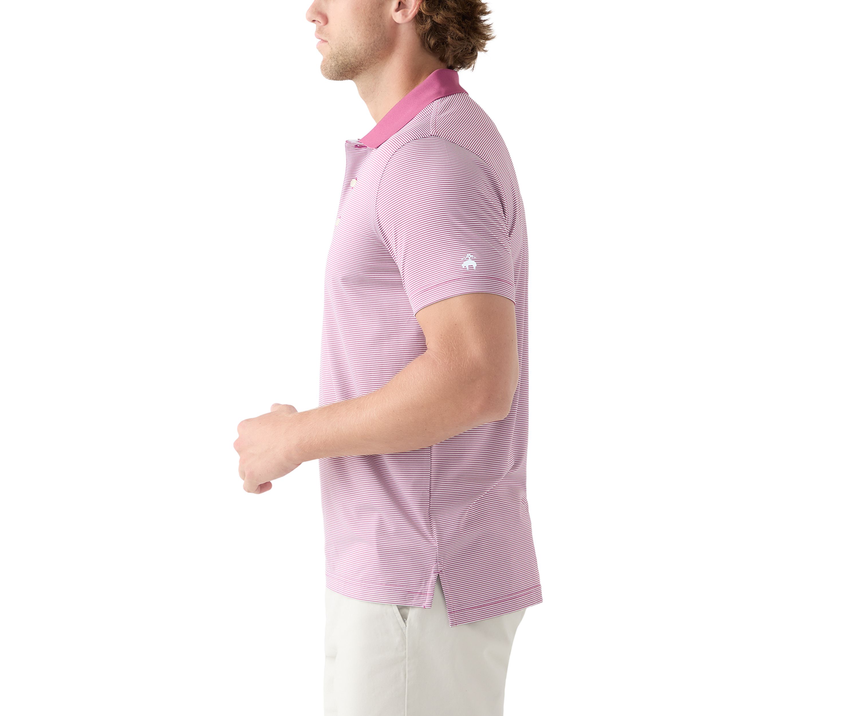 Performance Series Micro Stripe Jersey Polo Shirt