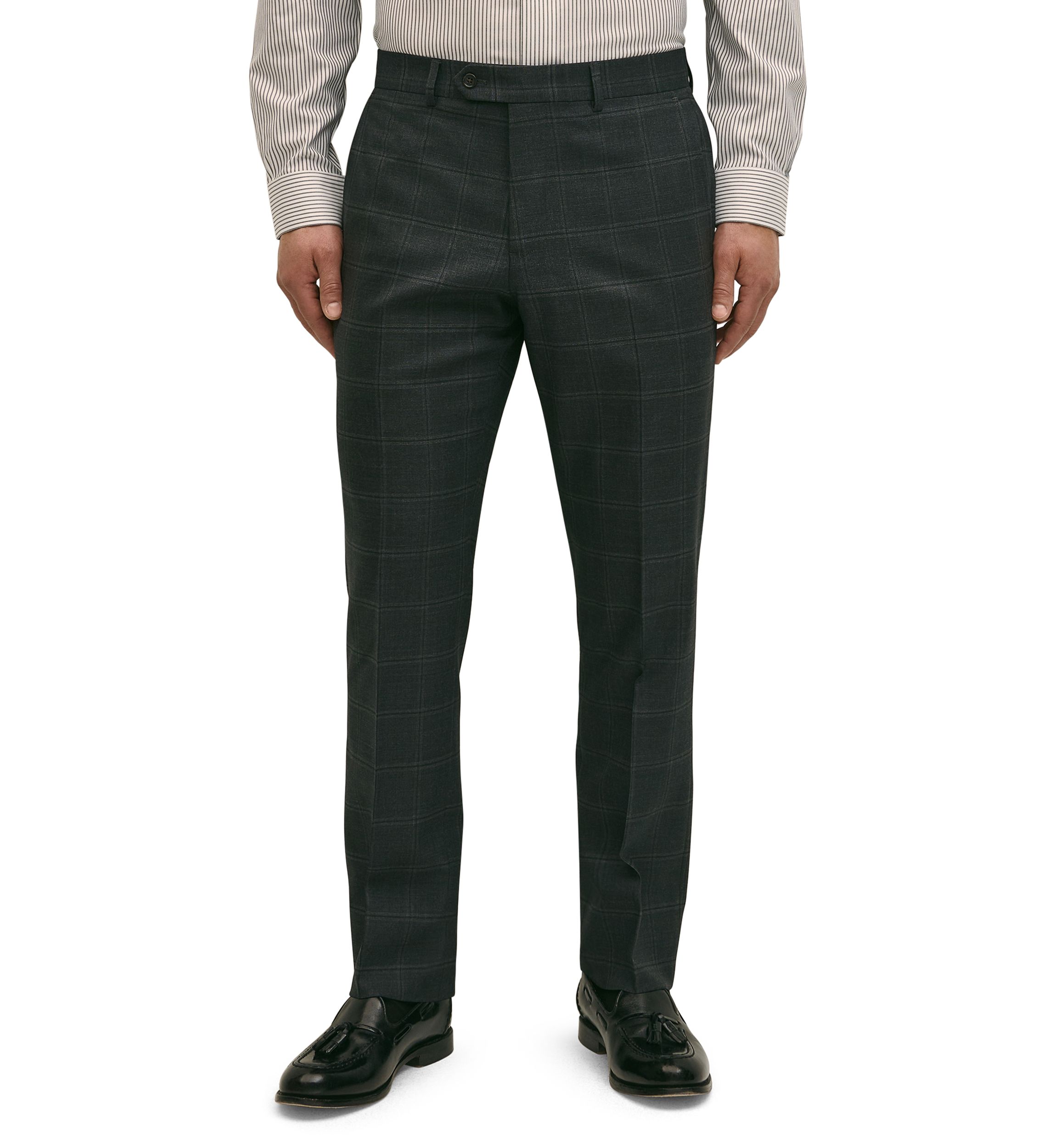 Explorer Collection Classic Fit Wool Windowpane Suit Pants
