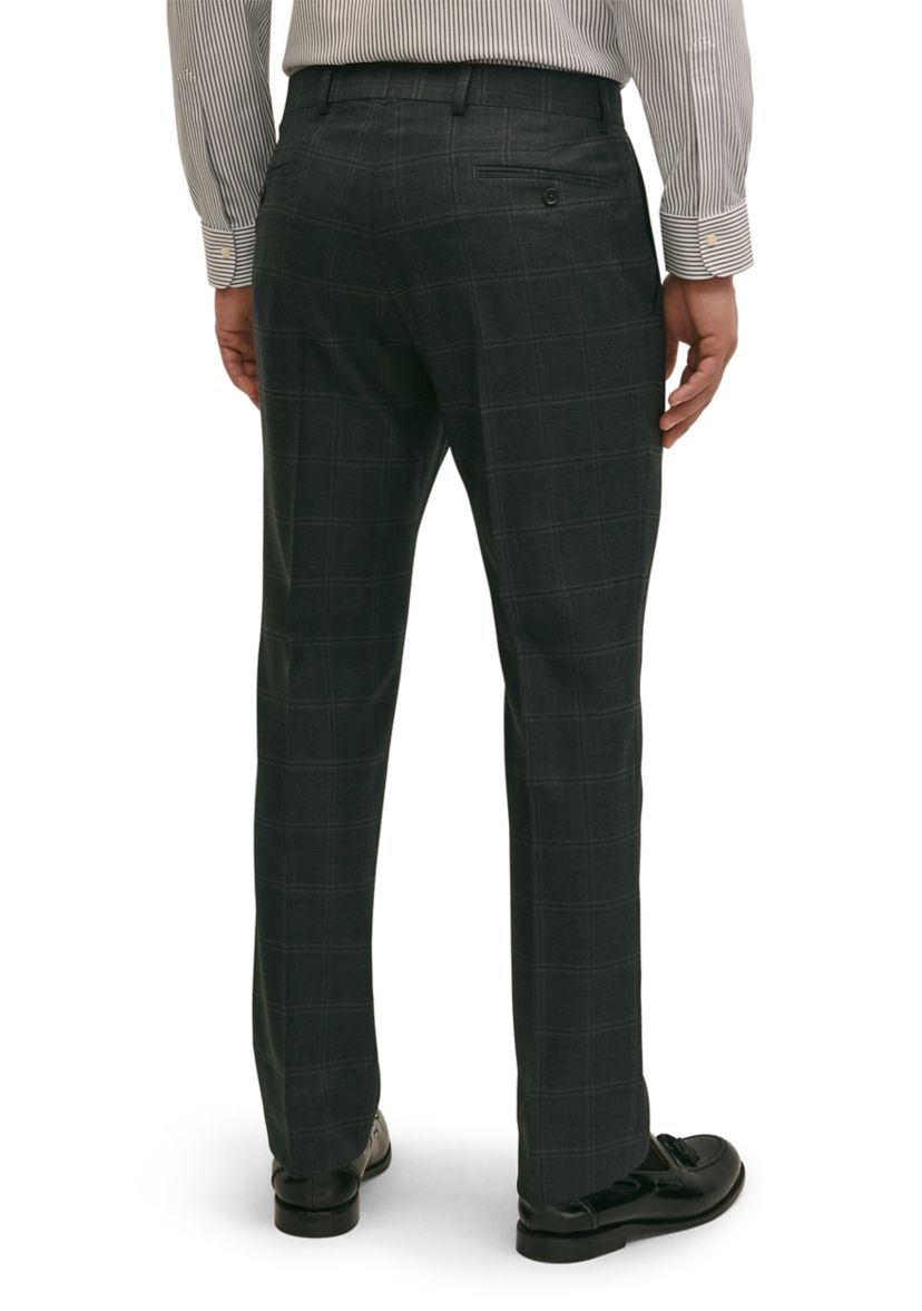 Explorer Collection Classic Fit Wool Windowpane Suit Pants