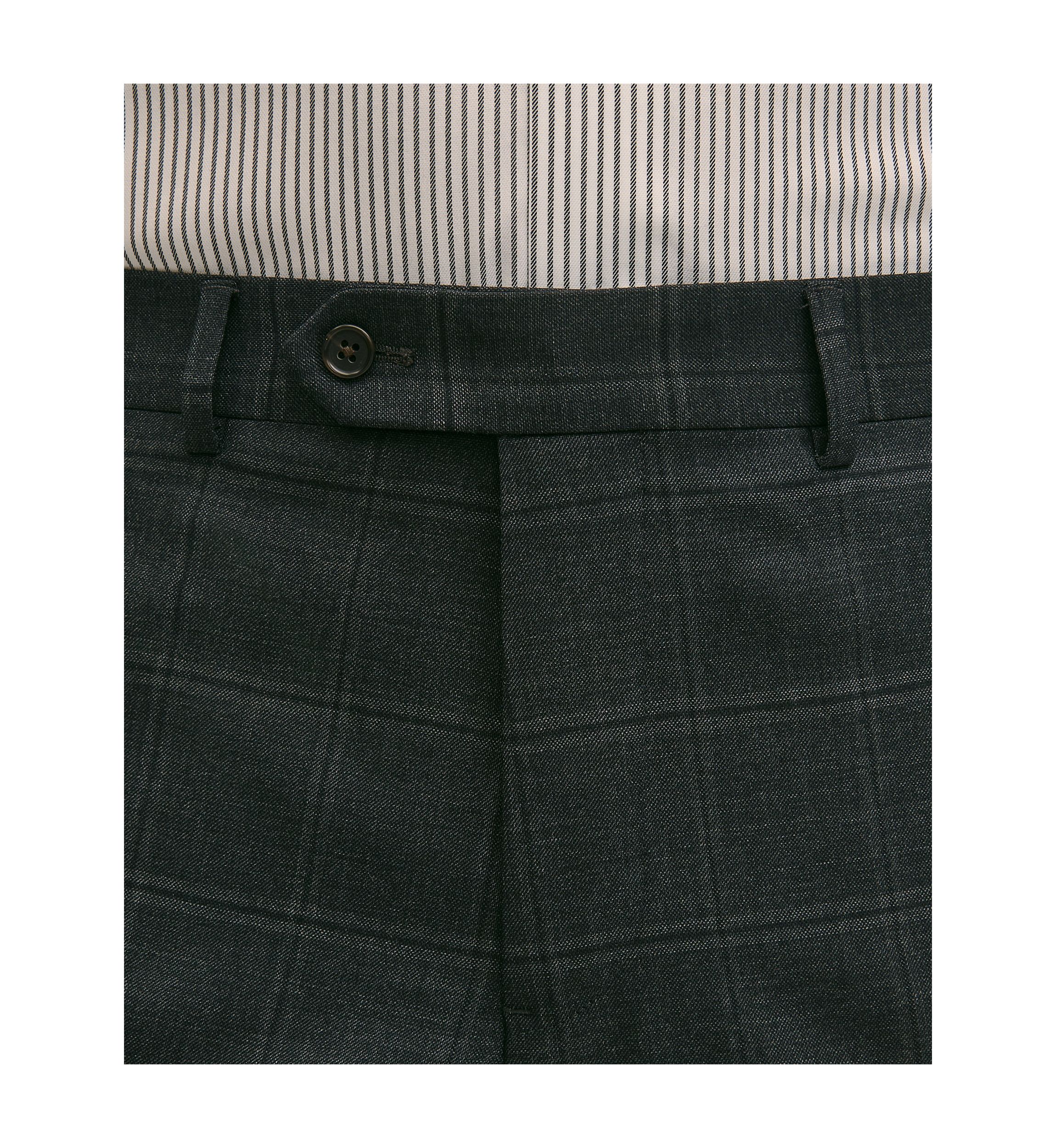 Explorer Collection Classic Fit Wool Windowpane Suit Pants