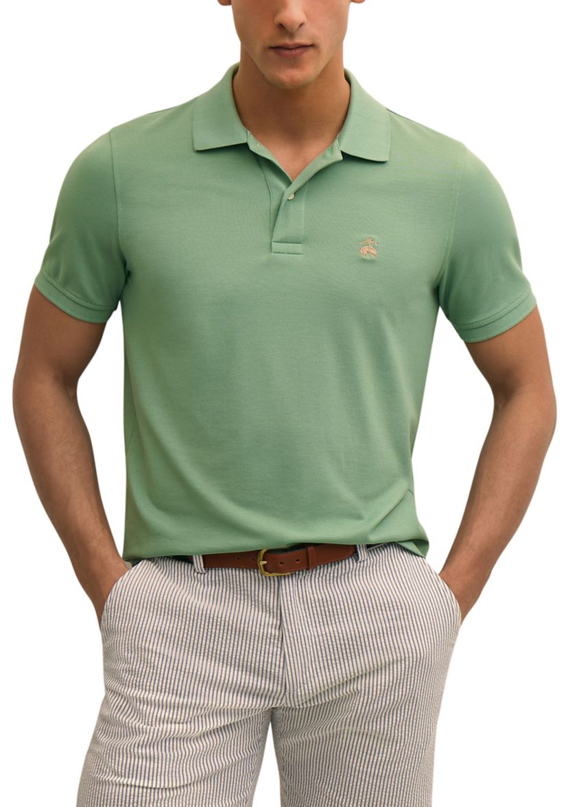 Brooks Brothers Men's Knit Supima Stretch Pique Polo Shirt | Belk