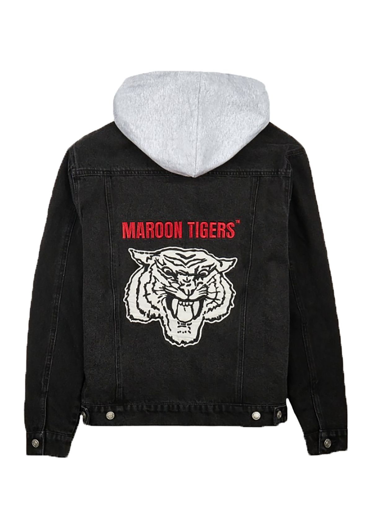 NCAA Morehouse Maroon Tigers Hooded Denim Jacket