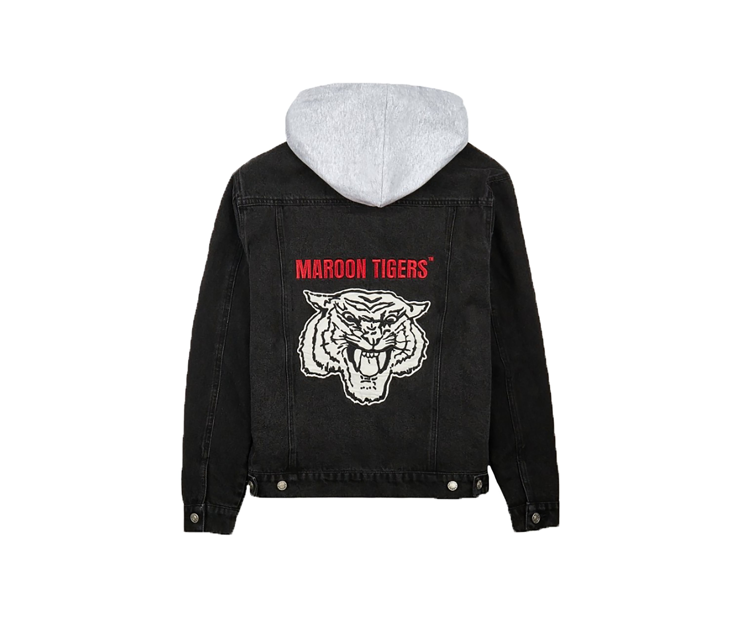 NCAA Morehouse Maroon Tigers Hooded Denim Jacket