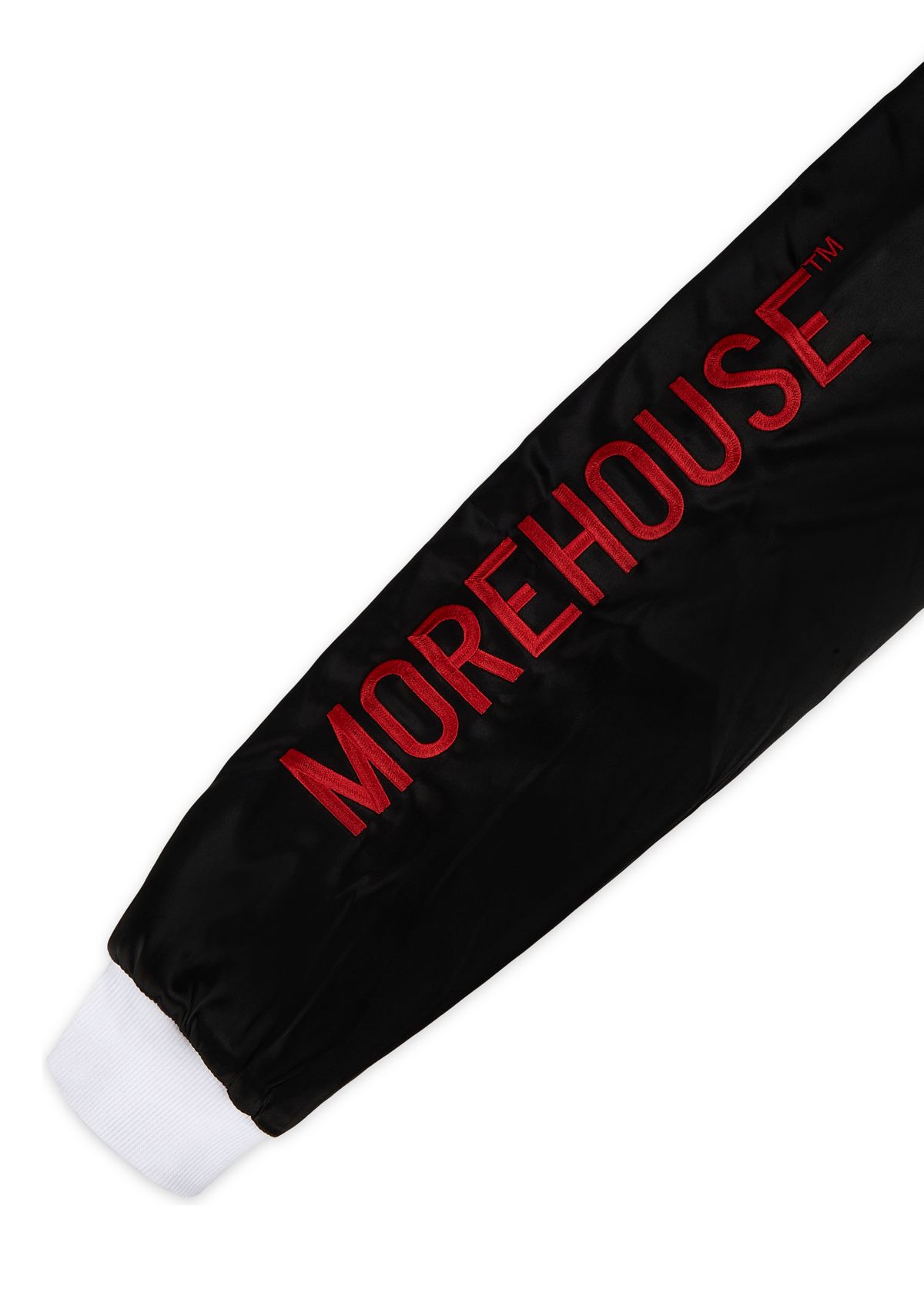 NCAA Morehouse Maroon Tigers White Bomber Jacket 