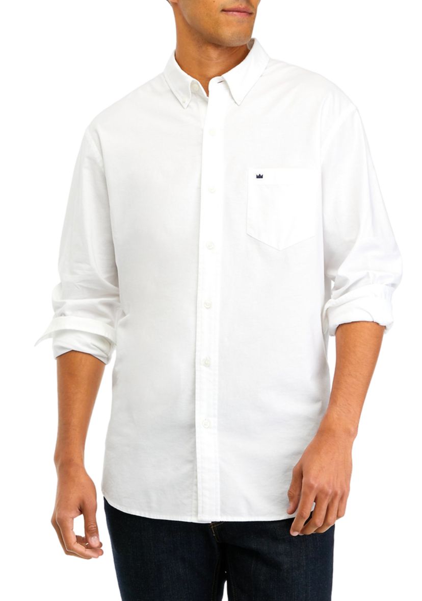   Long Sleeve Woven Oxford Shirt 
