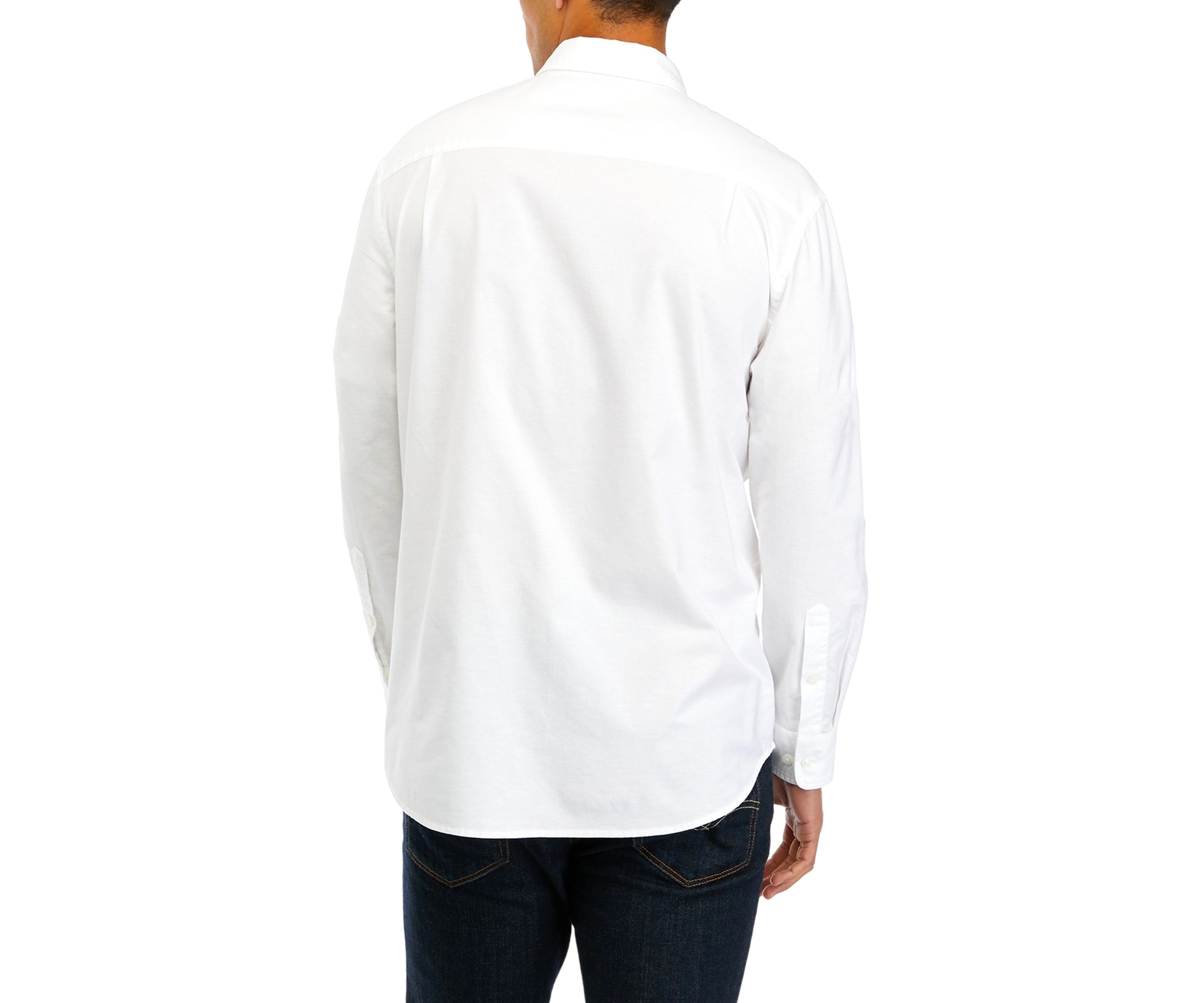  Long Sleeve Woven Oxford Shirt 