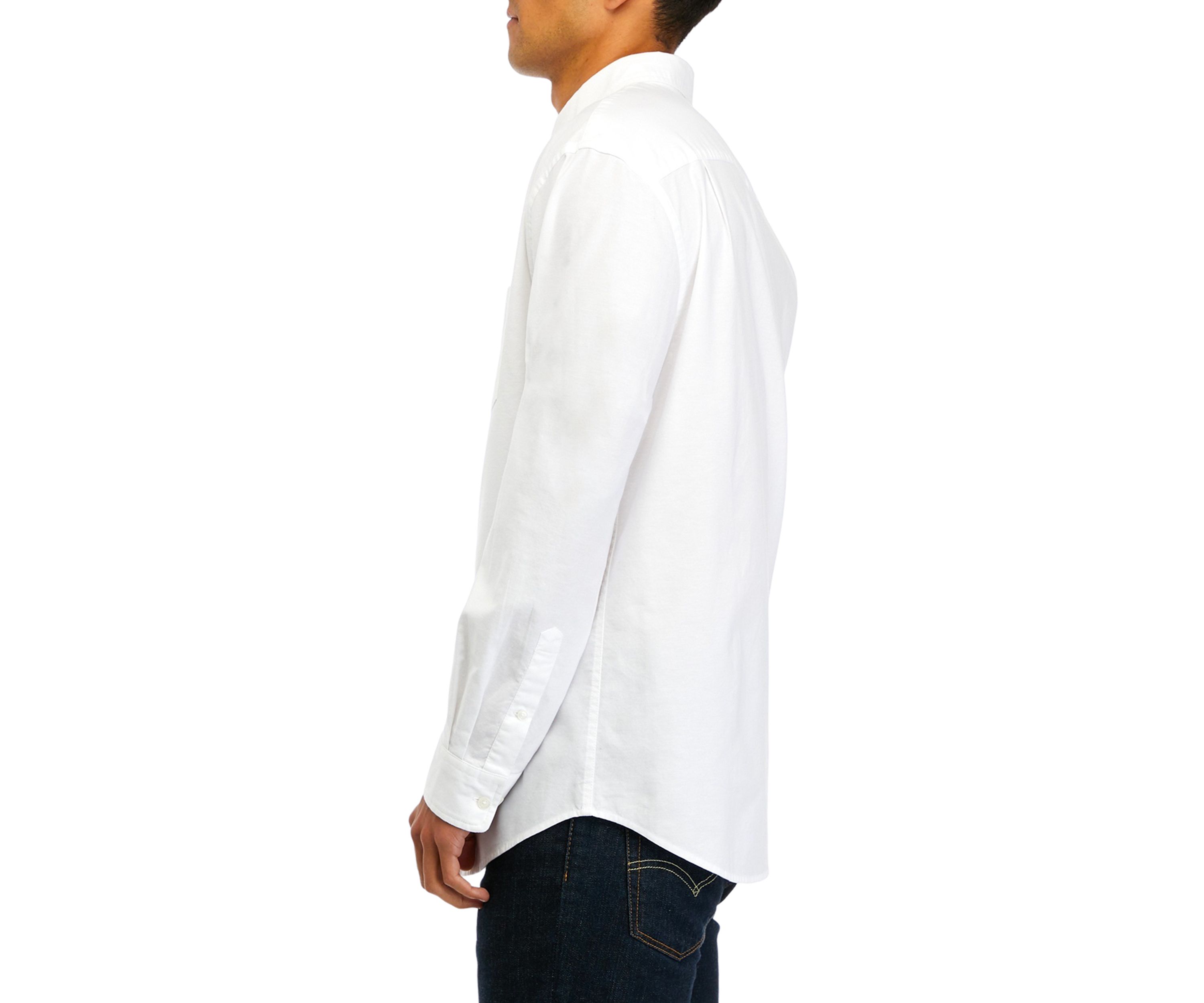  Long Sleeve Woven Oxford Shirt 