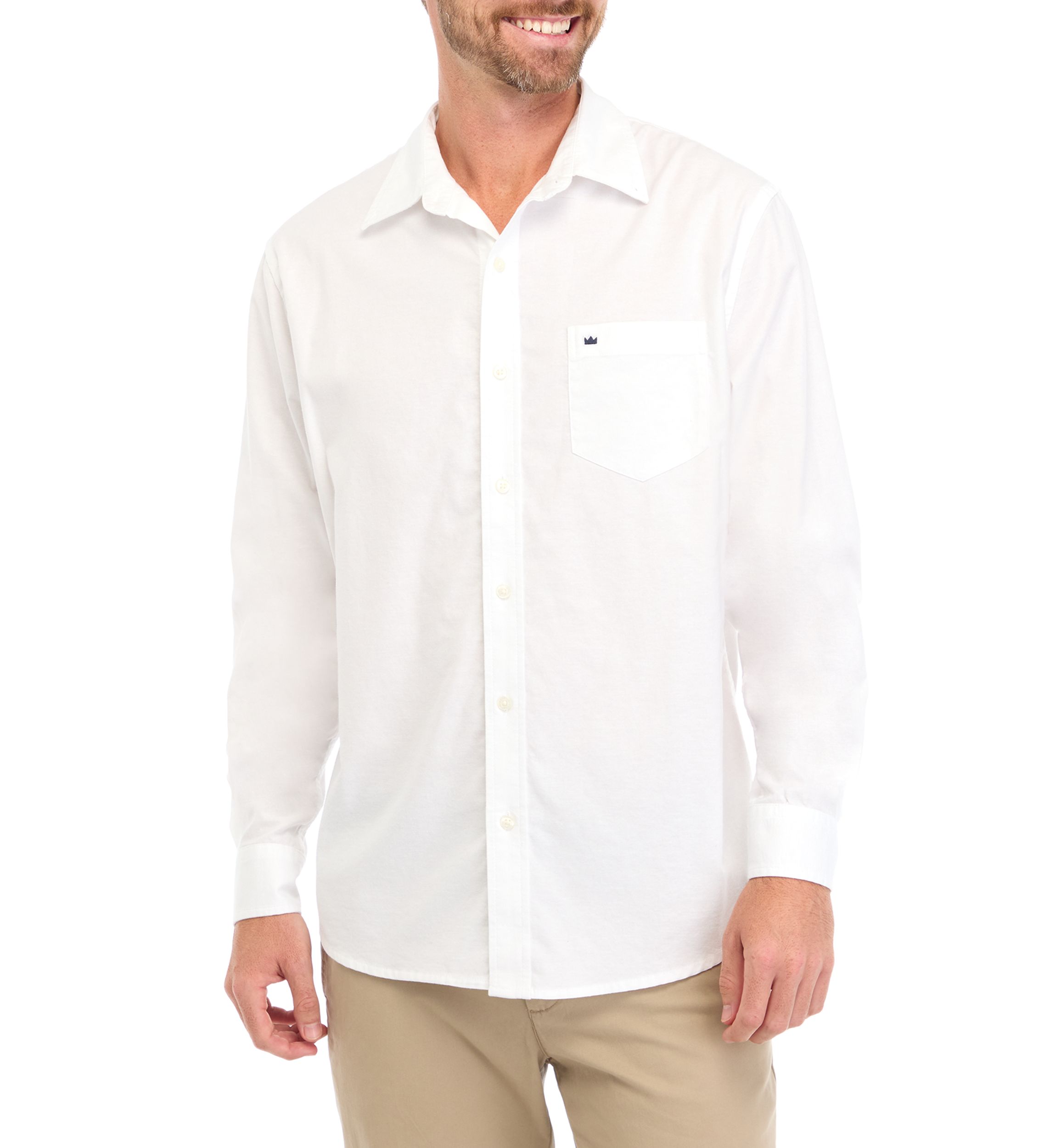 Long Sleeve Oxford Shirt 