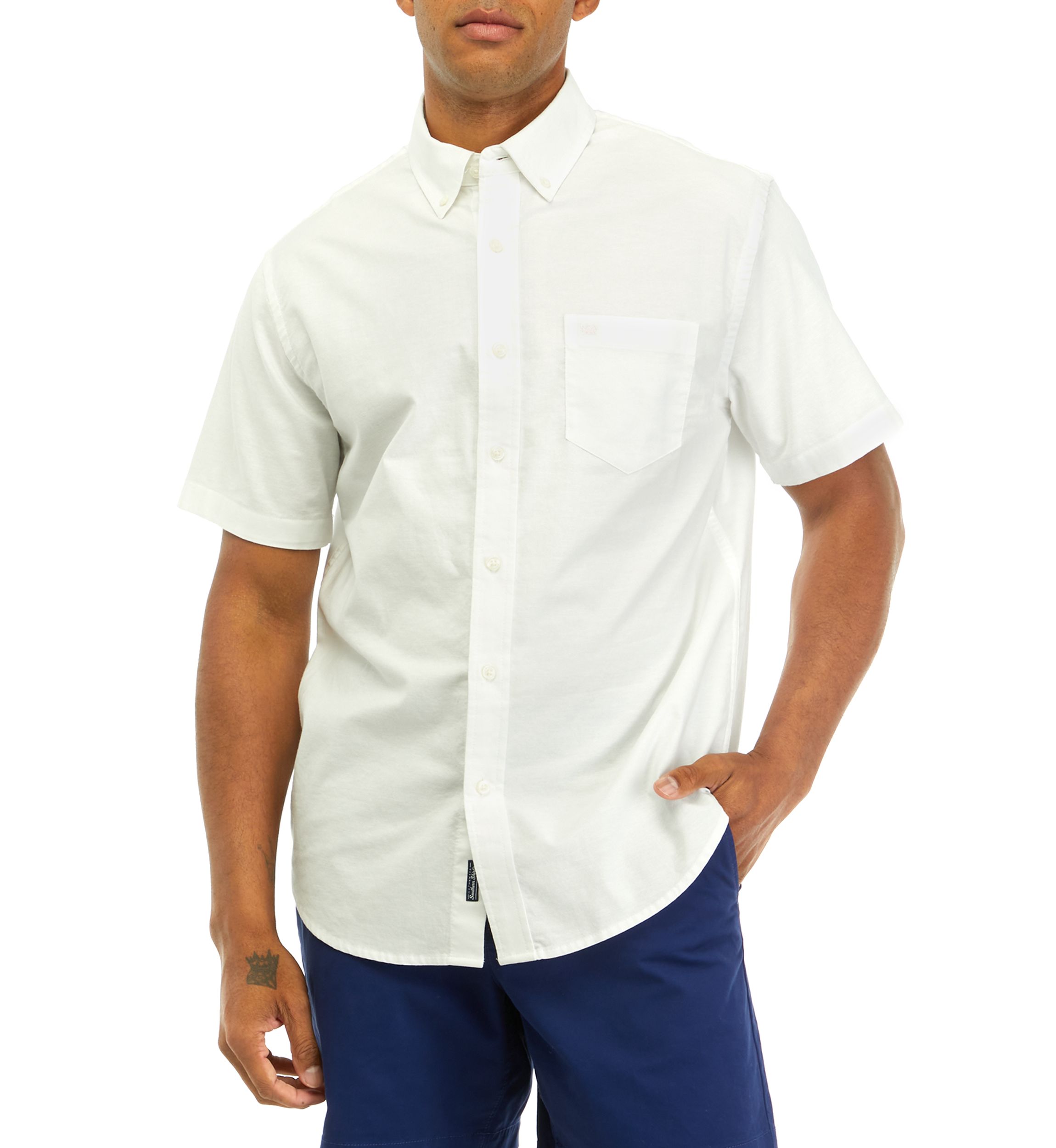 Short Sleeve Woven Oxford Shirt