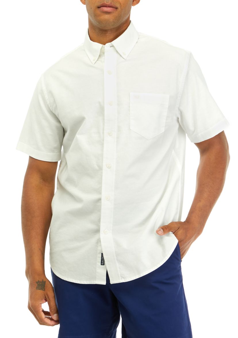 Short Sleeve Woven Oxford Shirt