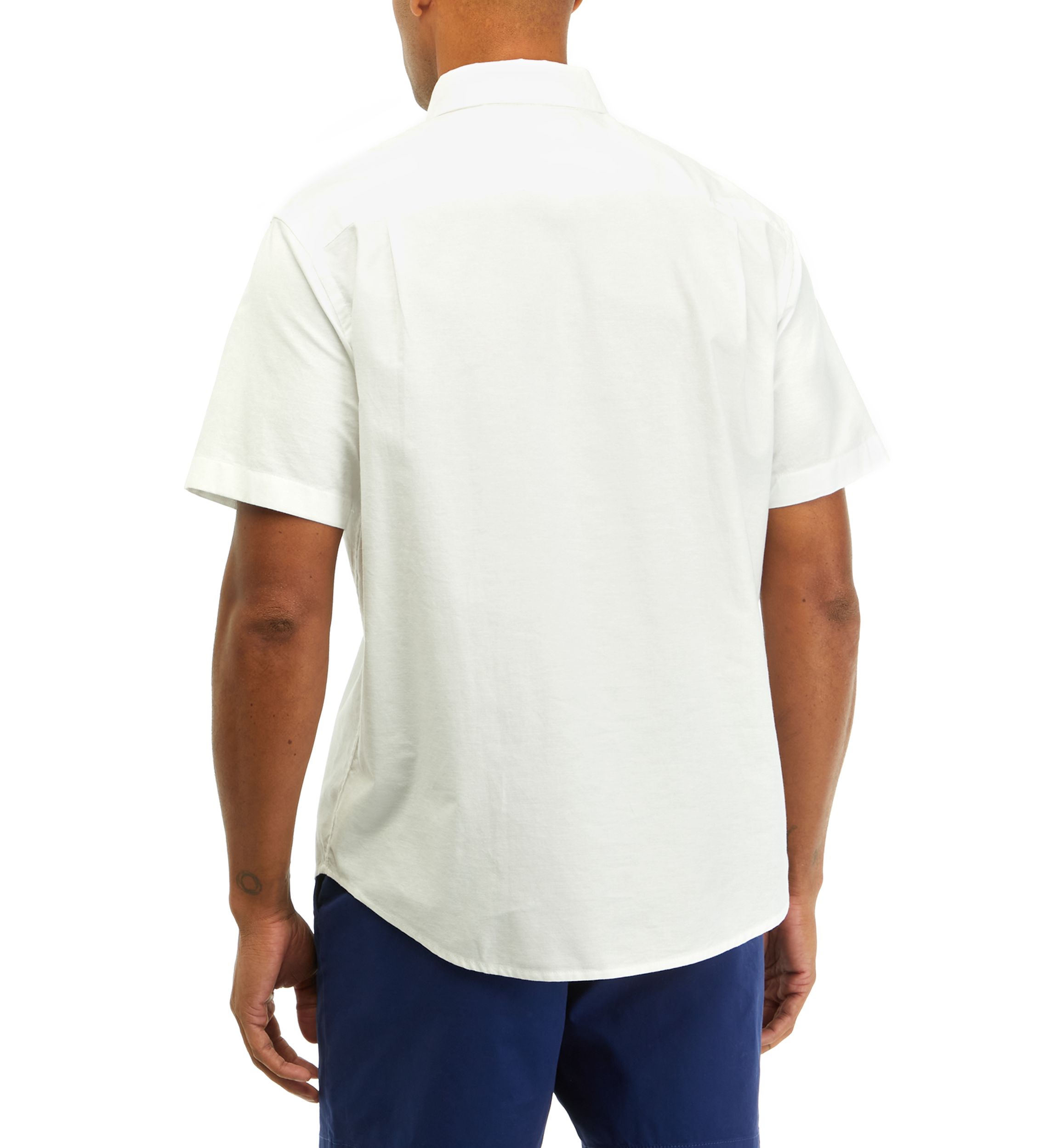 Short Sleeve Woven Oxford Shirt