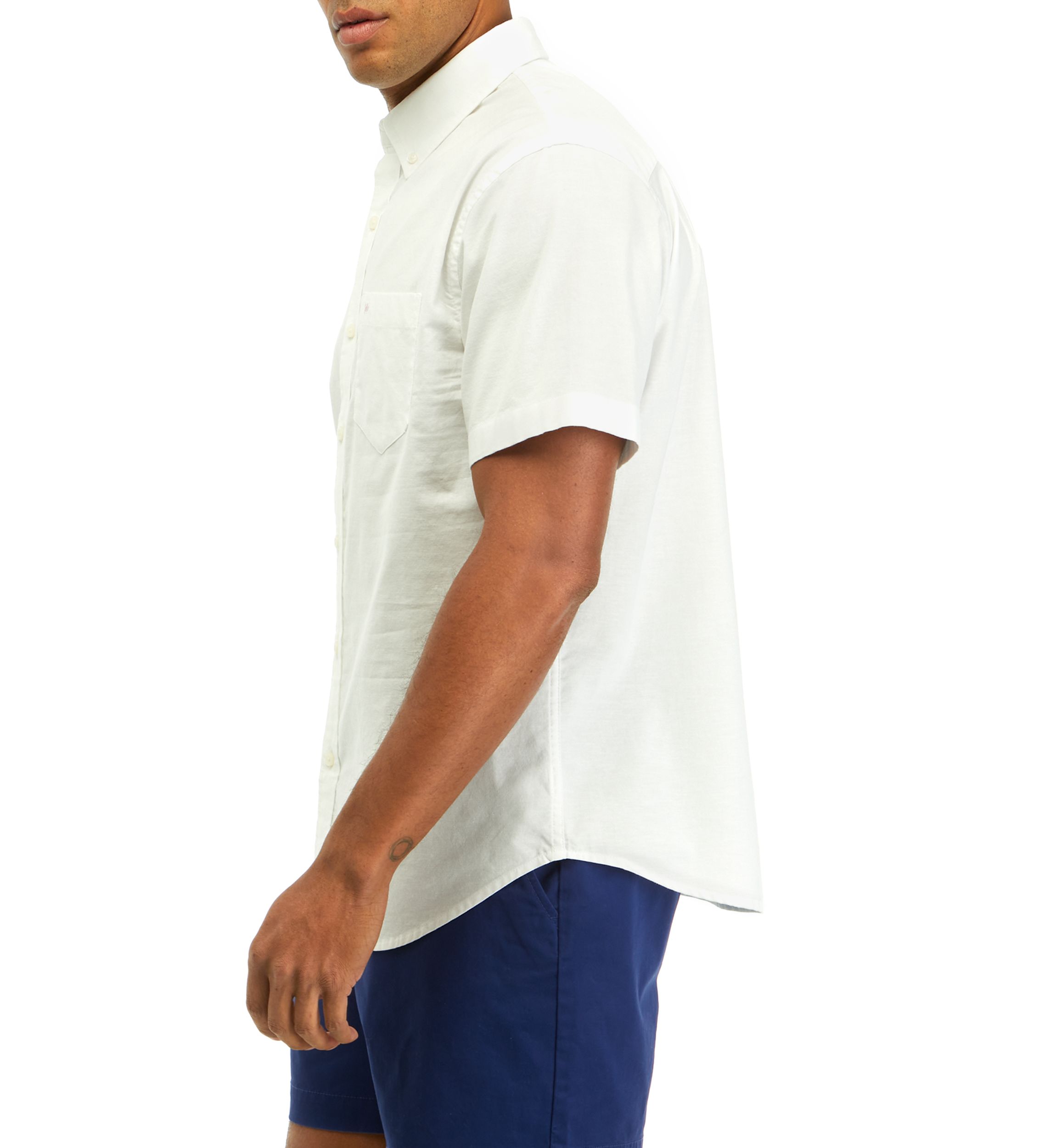 Short Sleeve Woven Oxford Shirt