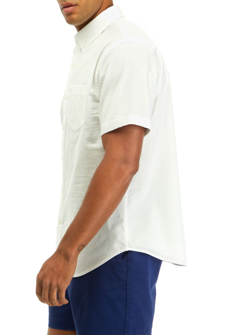 Short Sleeve Woven Oxford Shirt
