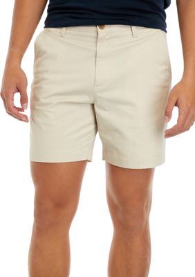 Lucky Brand 9 Inseam Twill Flat Front Shorts