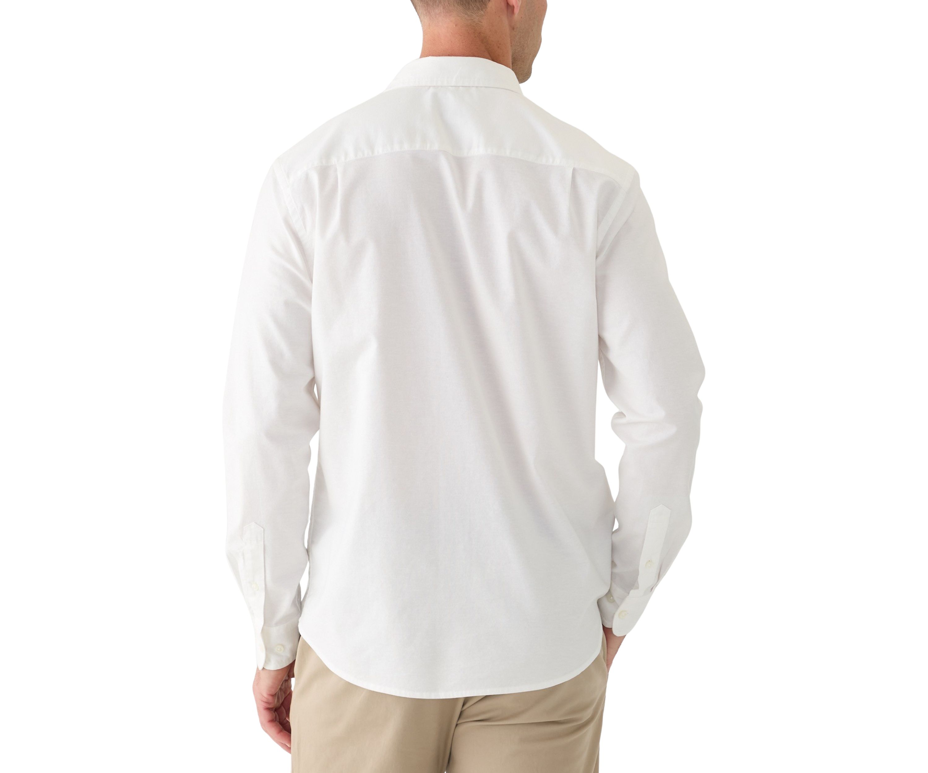Long Sleeve Washed Oxford Shirt