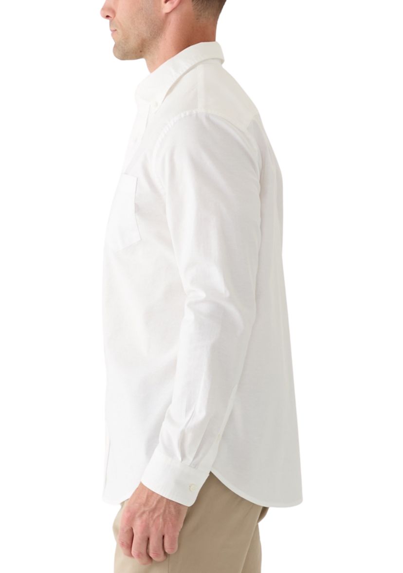 Long Sleeve Washed Oxford Shirt