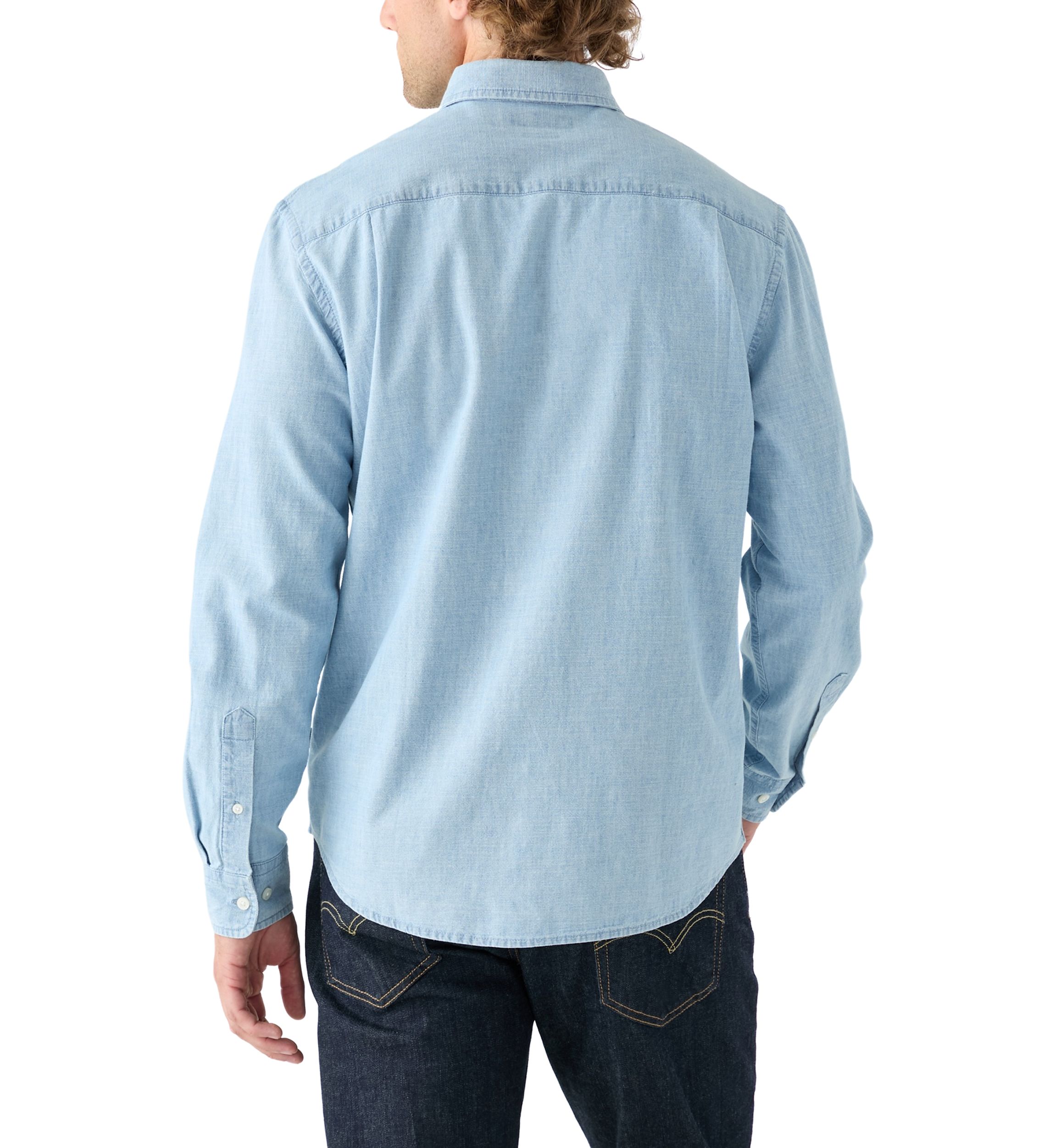 Long Sleeve Chambray Shirt