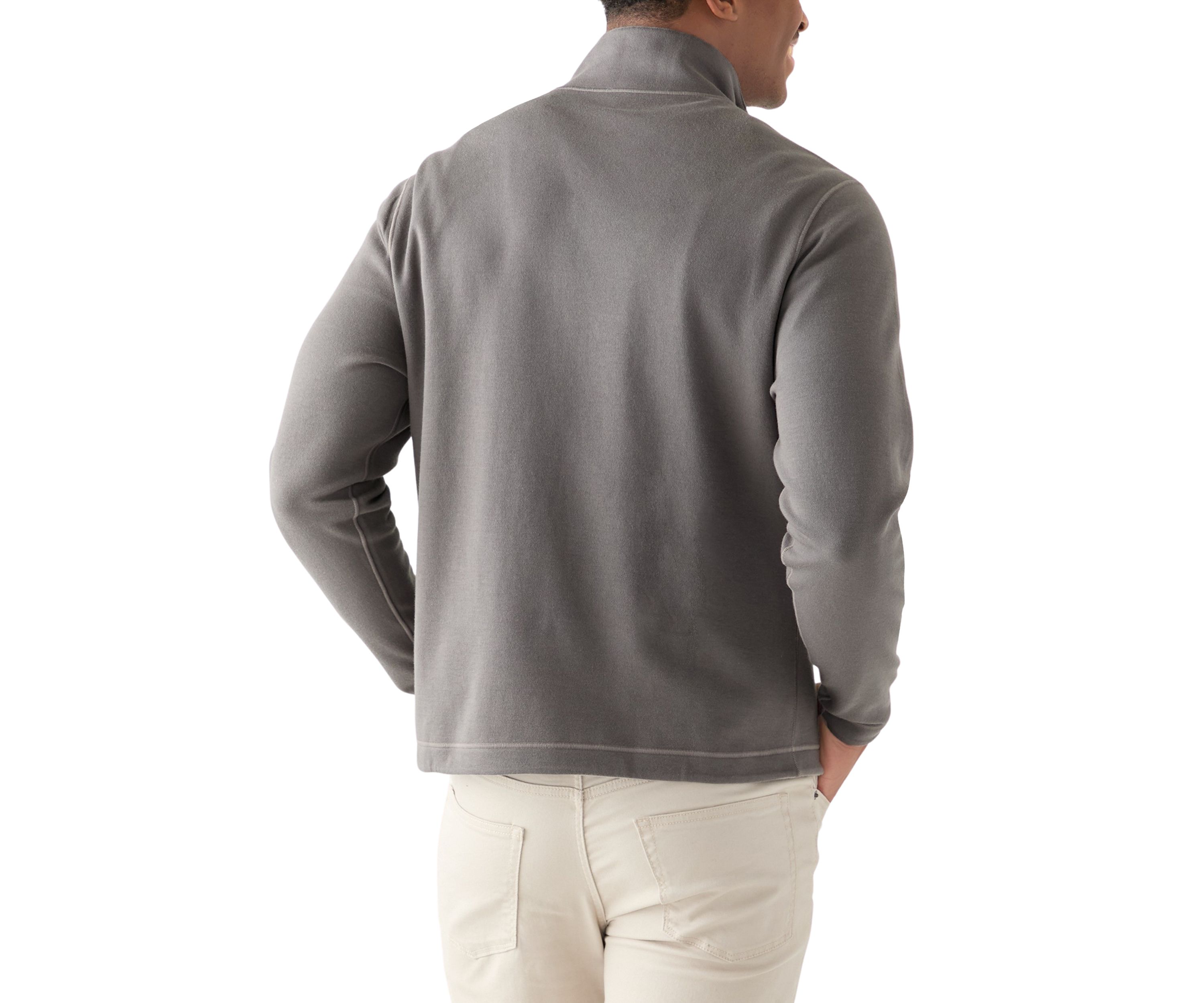 Reversible Quarter Zip Pullover