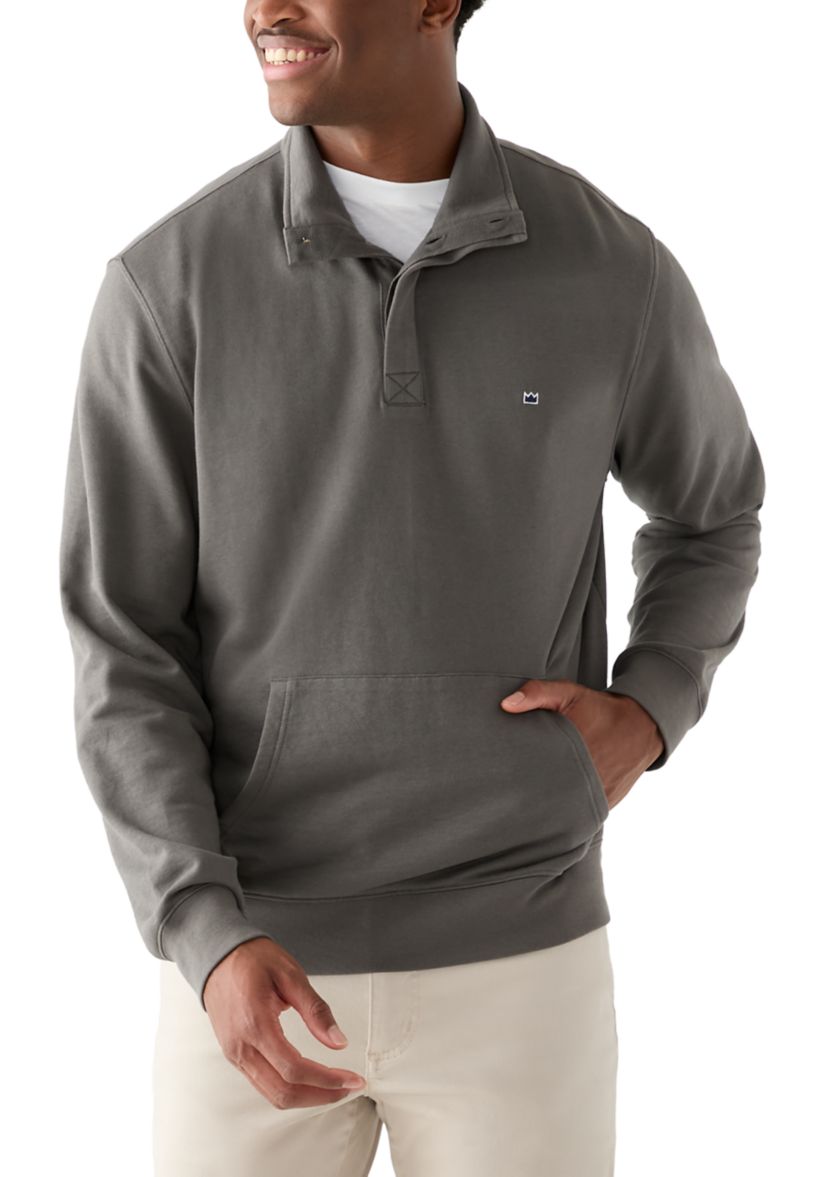 Quarter Placket Sweatshirt