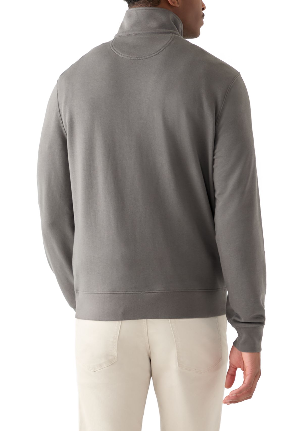Quarter Placket Sweatshirt