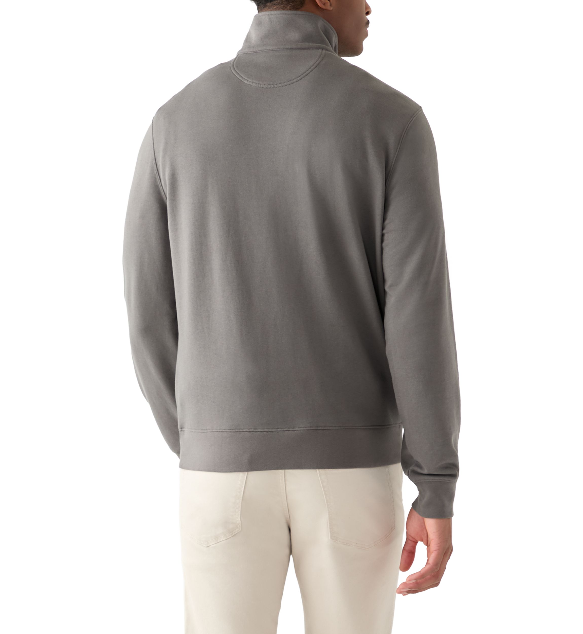 Quarter Placket Sweatshirt