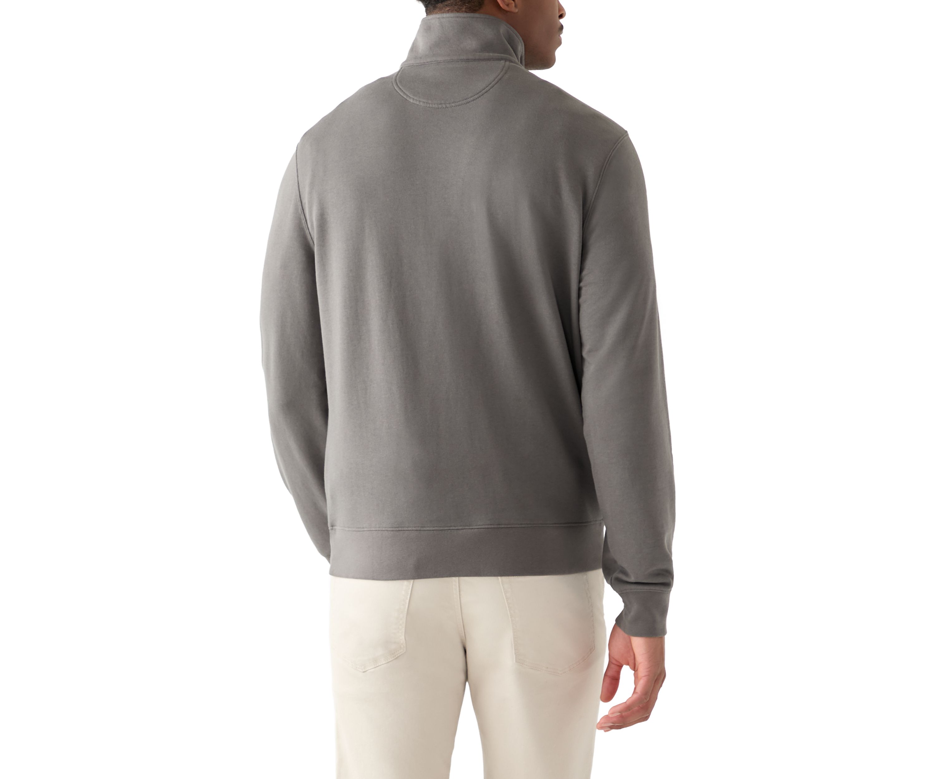 Quarter Placket Sweatshirt