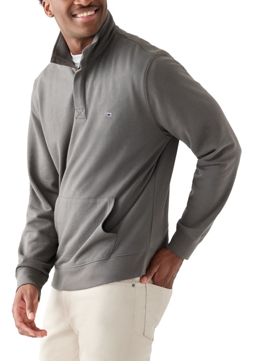 Quarter Placket Sweatshirt