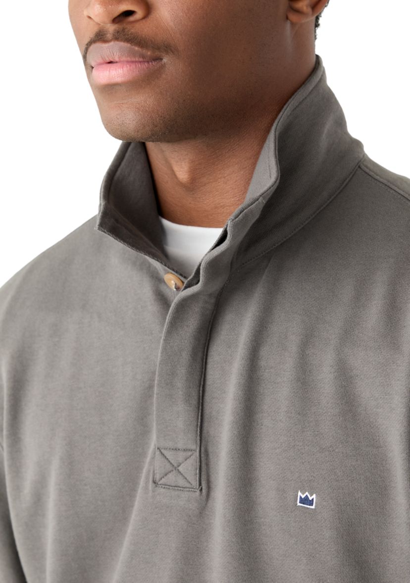 Quarter Placket Sweatshirt
