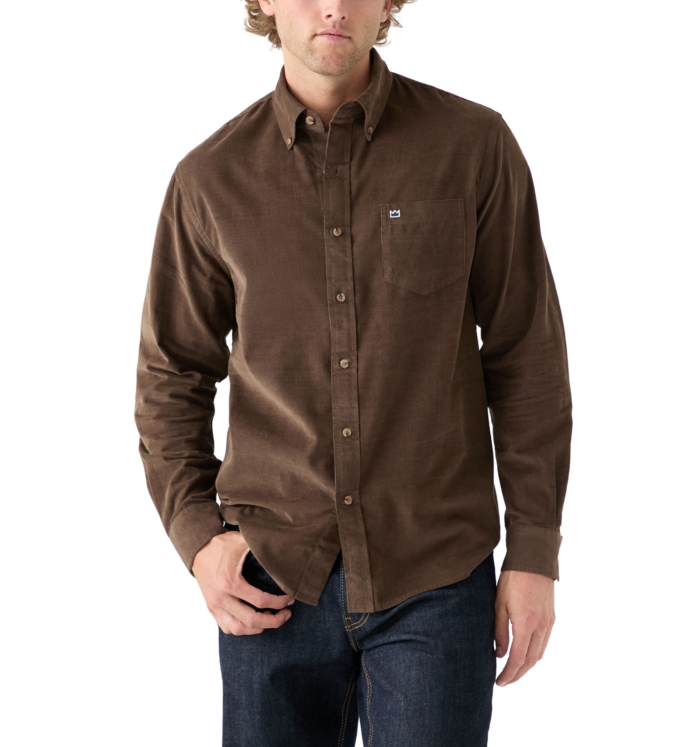 Long Sleeve Corduroy Shirt