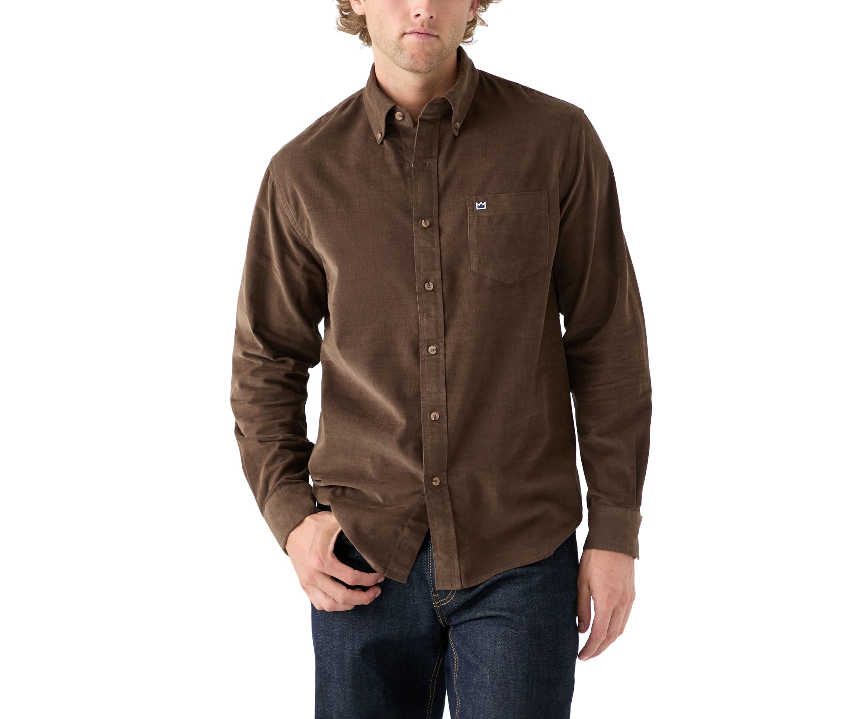 Long Sleeve Corduroy Shirt