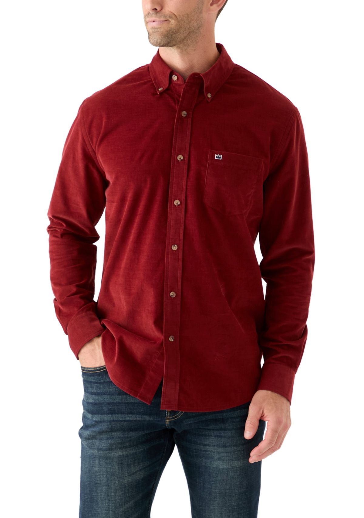 Long Sleeve Corduroy Shirt