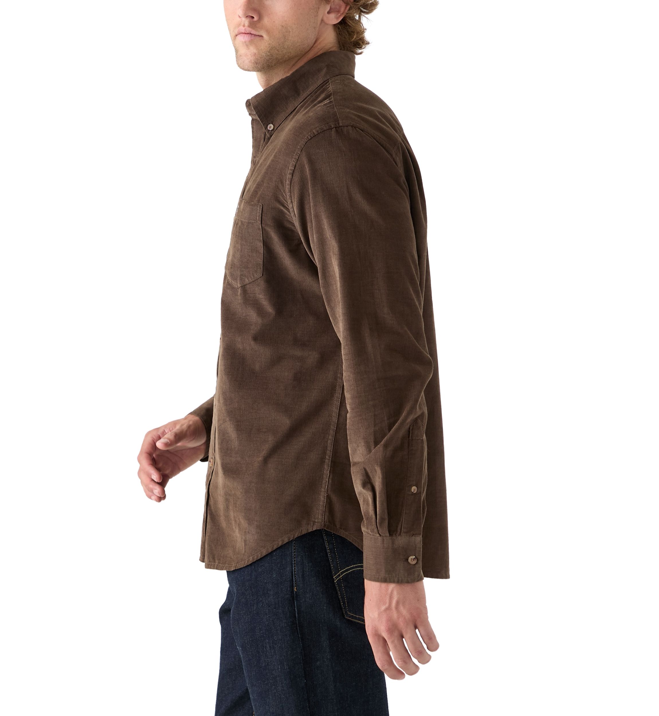 Long Sleeve Corduroy Shirt
