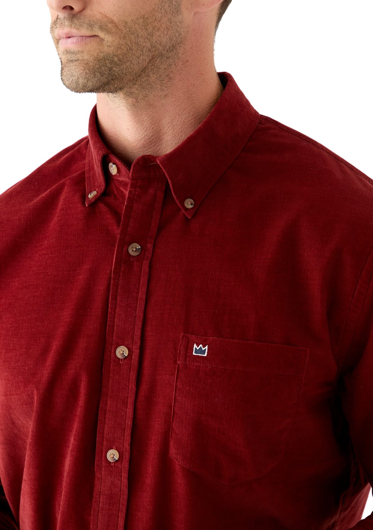 Long Sleeve Corduroy Shirt