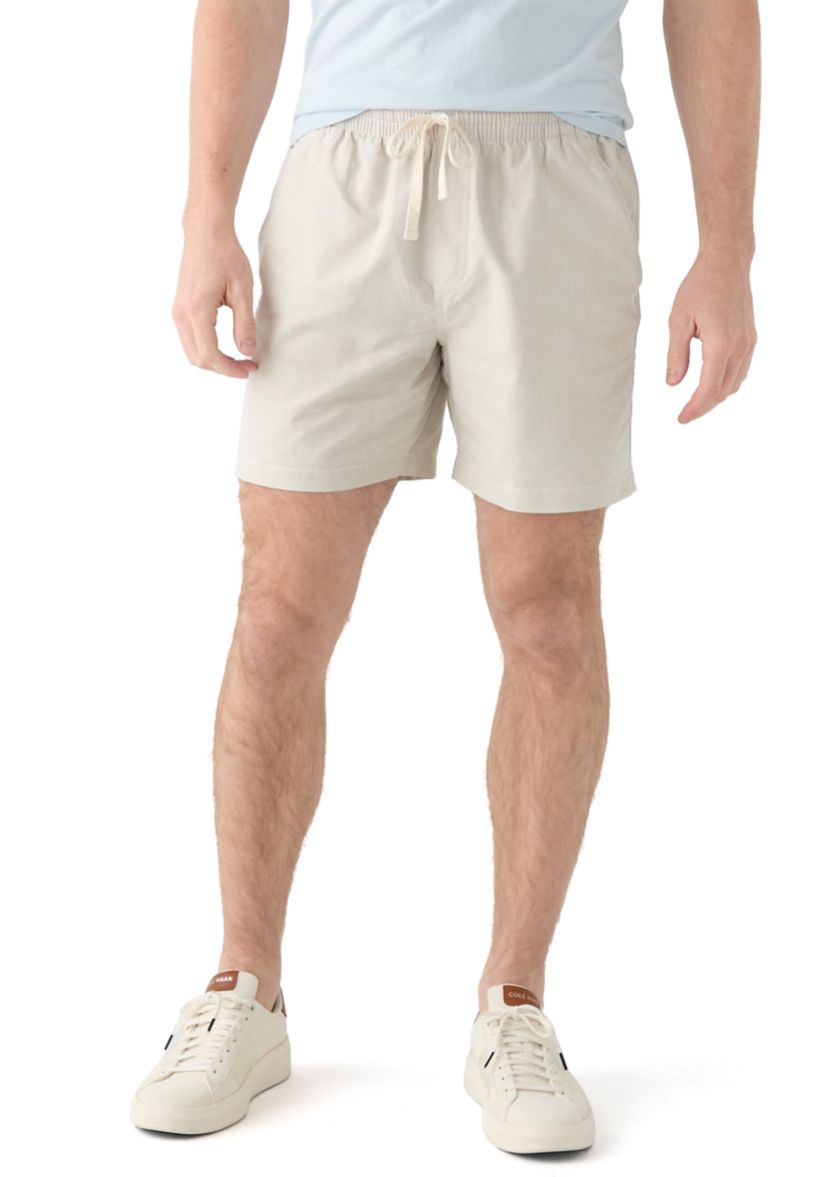 6" Oxford Deck Shorts
