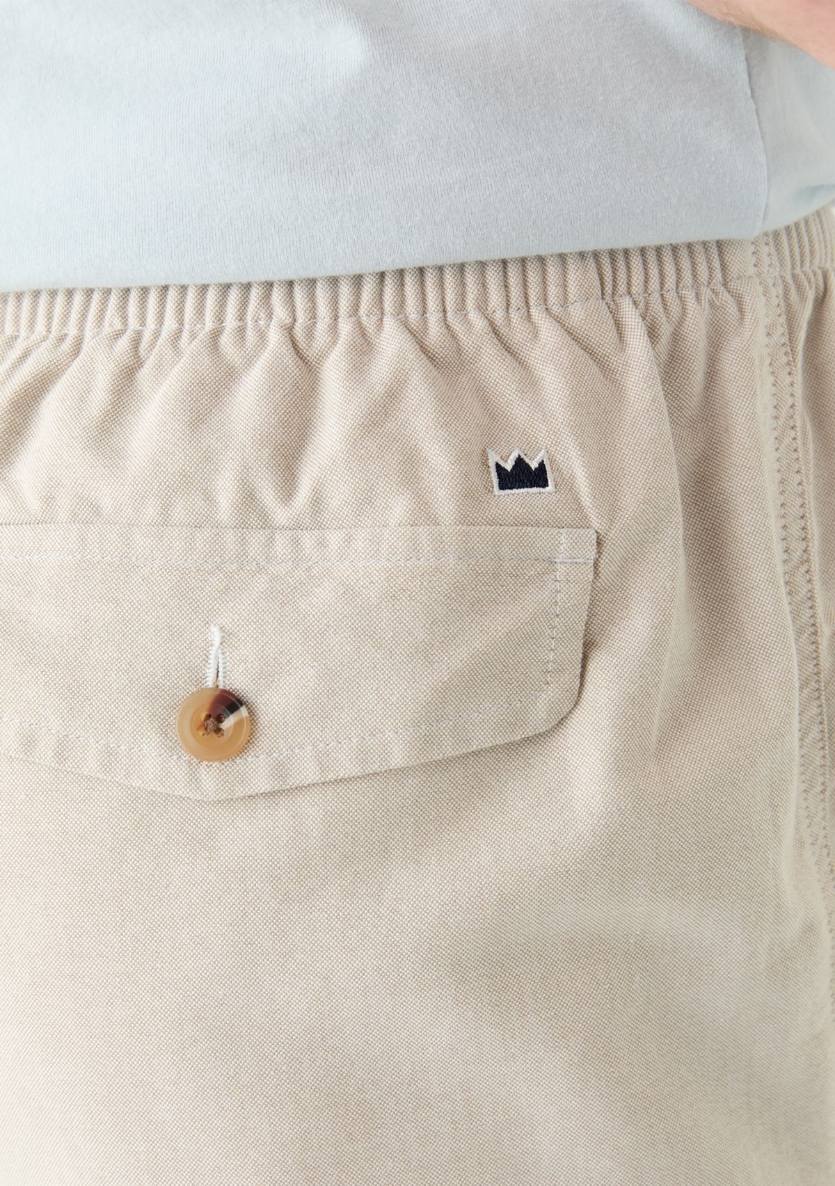 6" Oxford Deck Shorts