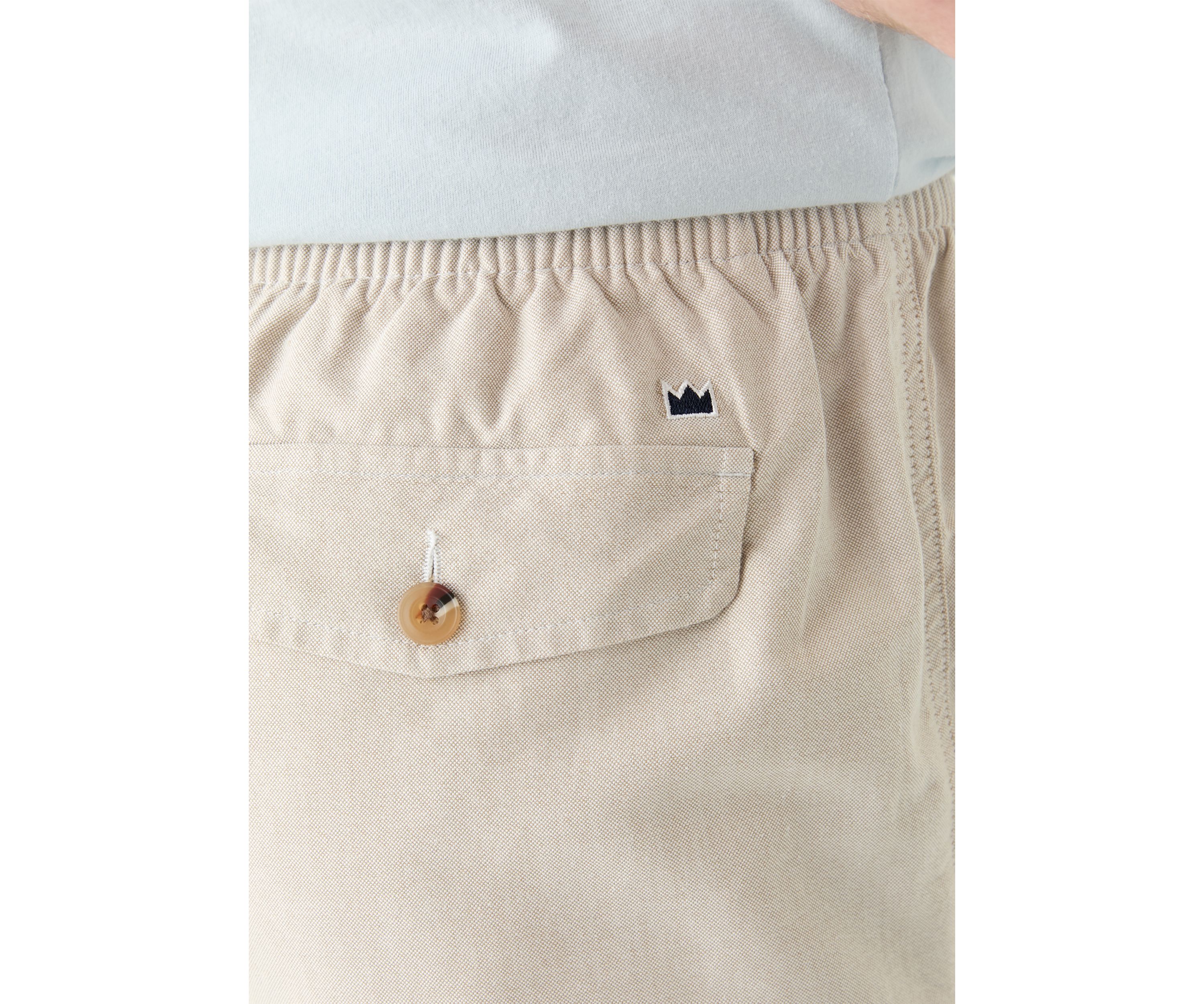 6" Oxford Deck Shorts
