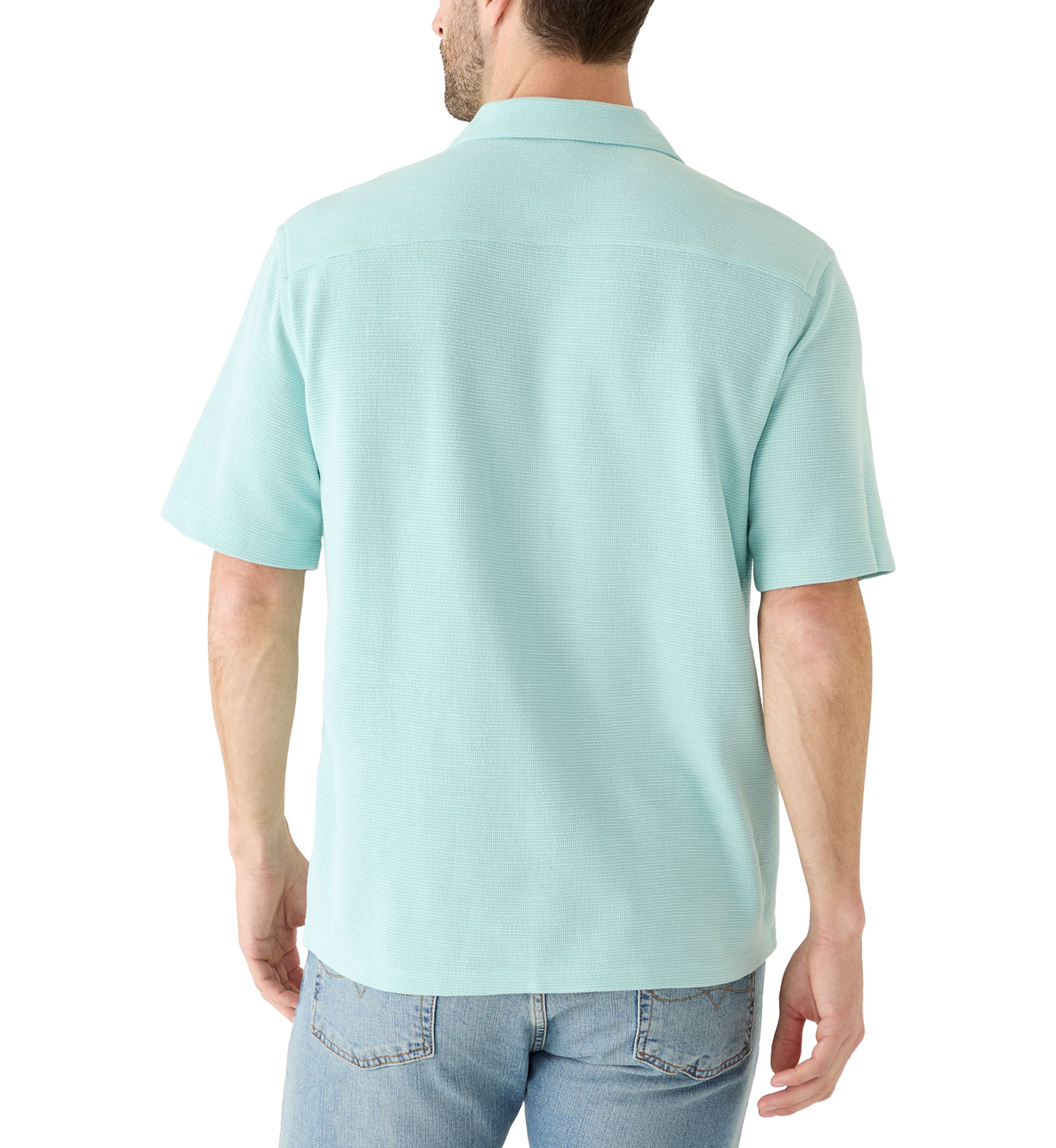 crown and ivy slim fit dress shirt Crown & Ivy Light Blue Slim-Fit Solid Long Sleeve Dress Shirt main image 0