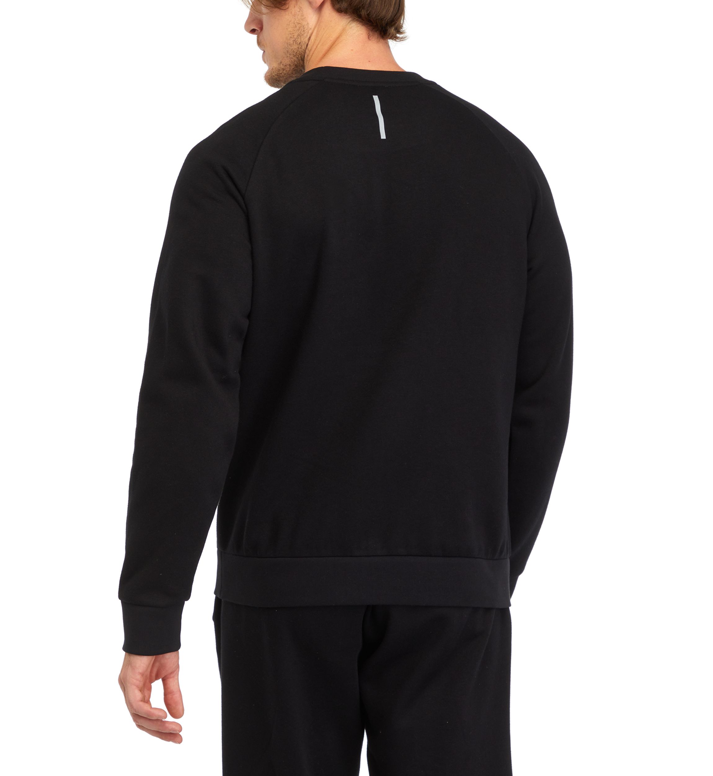 Fleece Solid Crew Neck Shirt