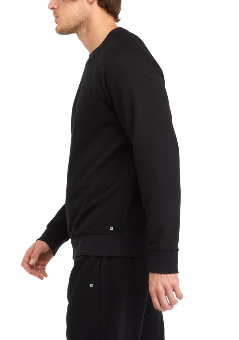 Fleece Solid Crew Neck Shirt