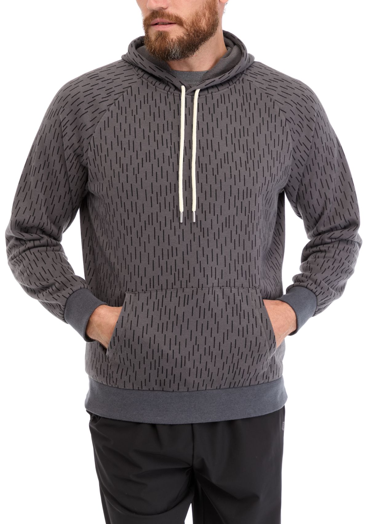 Printed Fleece Hoodie