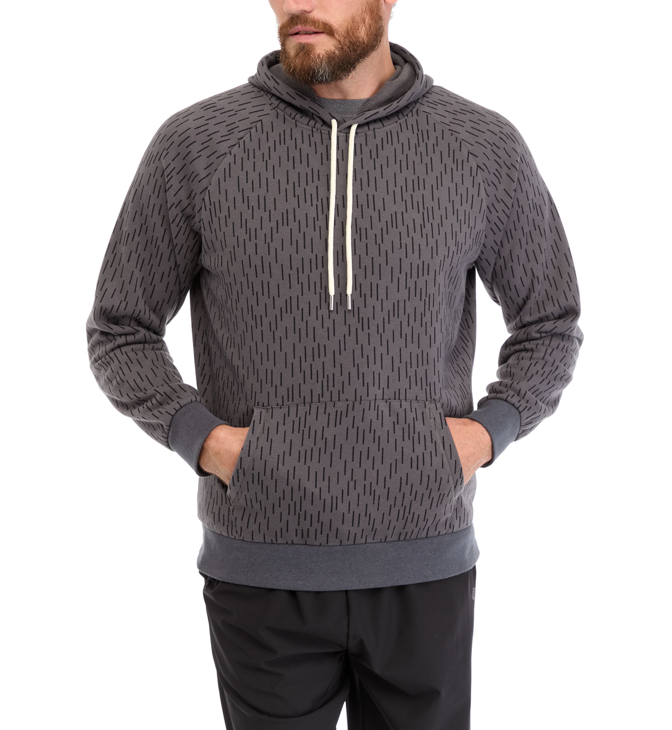 Printed Fleece Hoodie