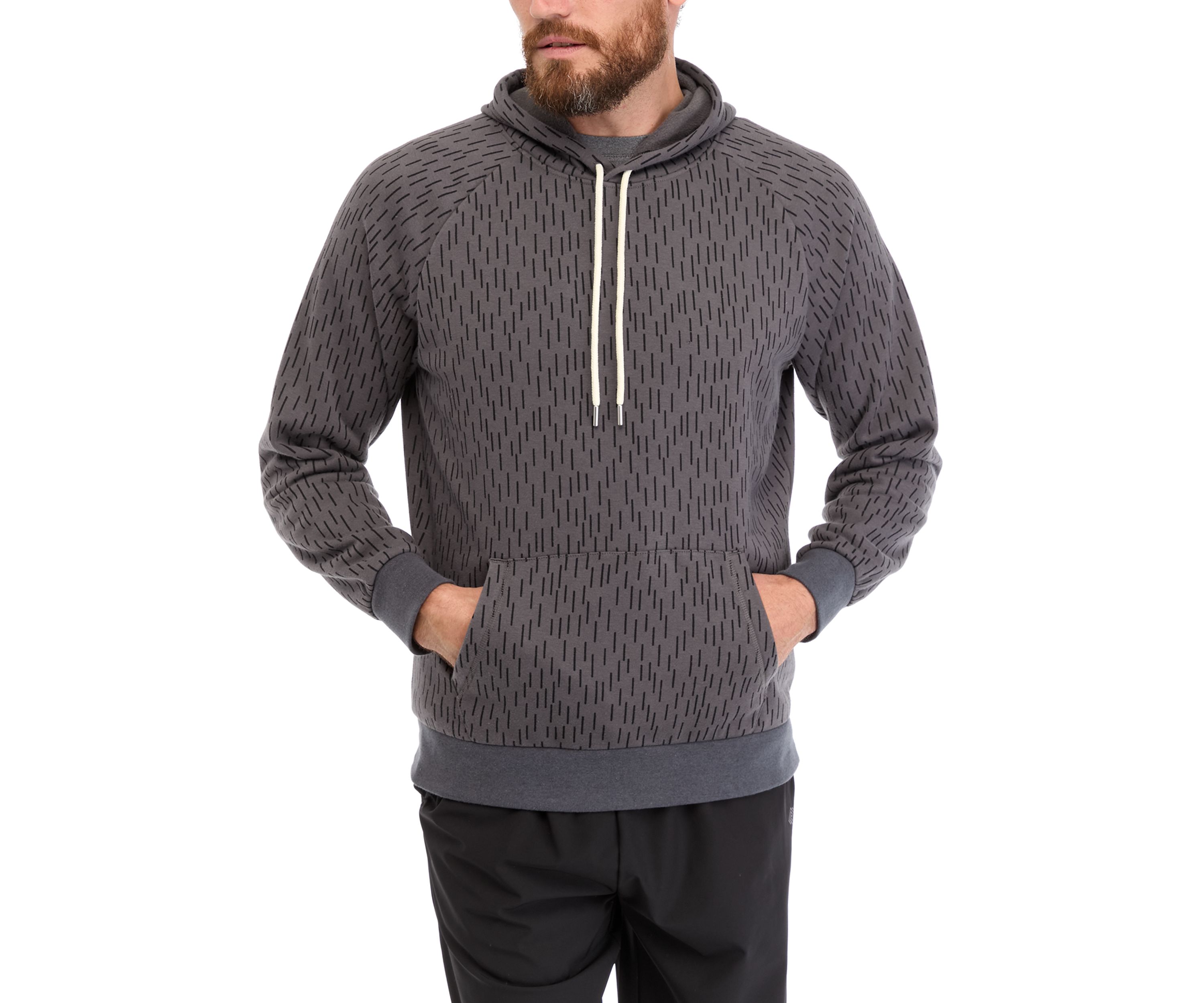 Printed Fleece Hoodie