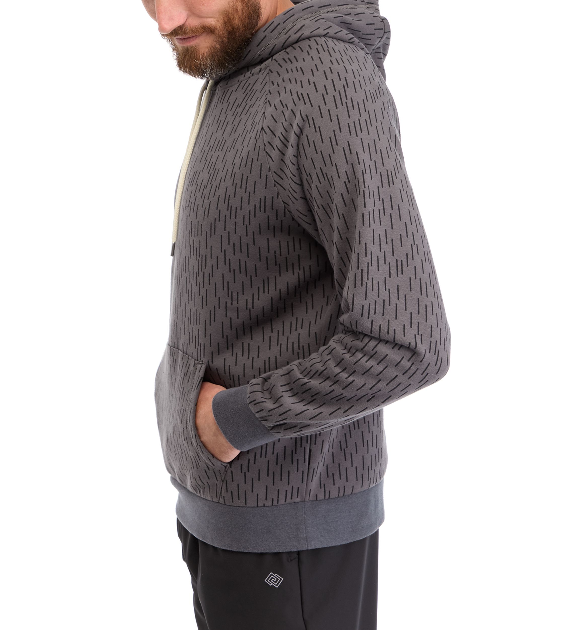 Printed Fleece Hoodie