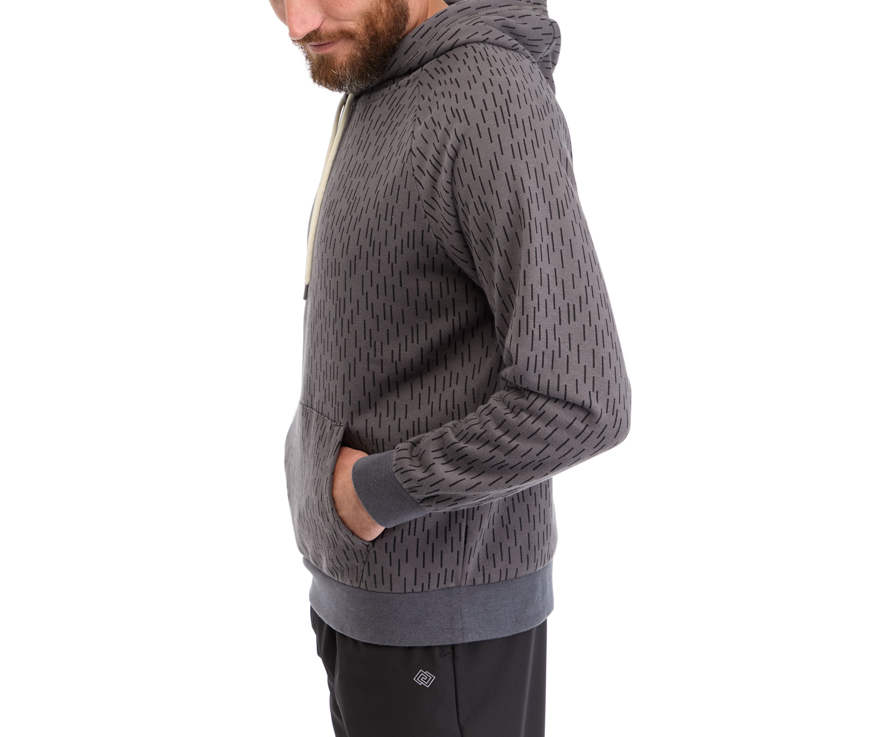 Printed Fleece Hoodie