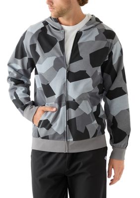 ZELOS Men's Fleece Zip Hoodie