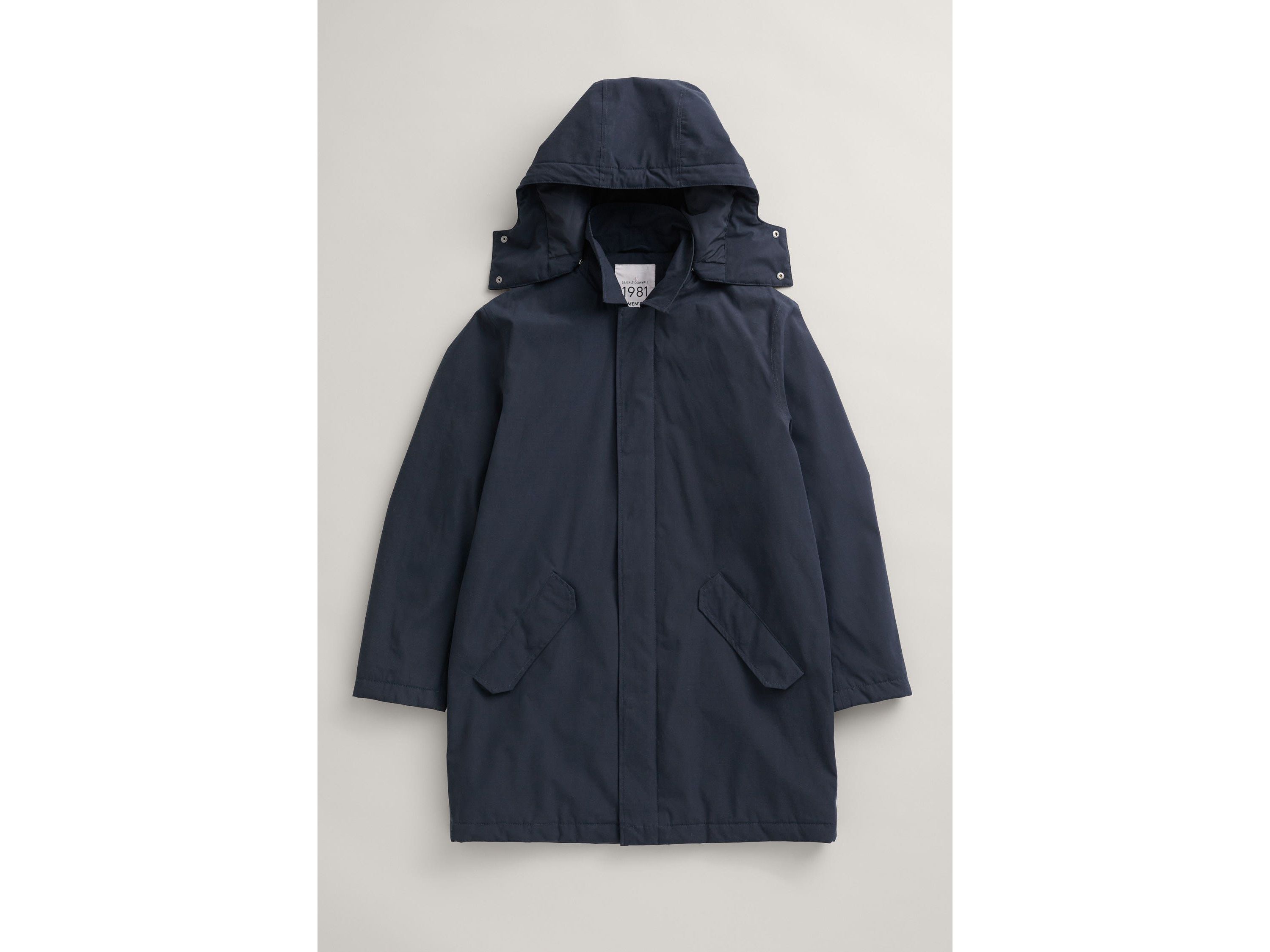 Mens Stone Wave Waterproof Coat Navy